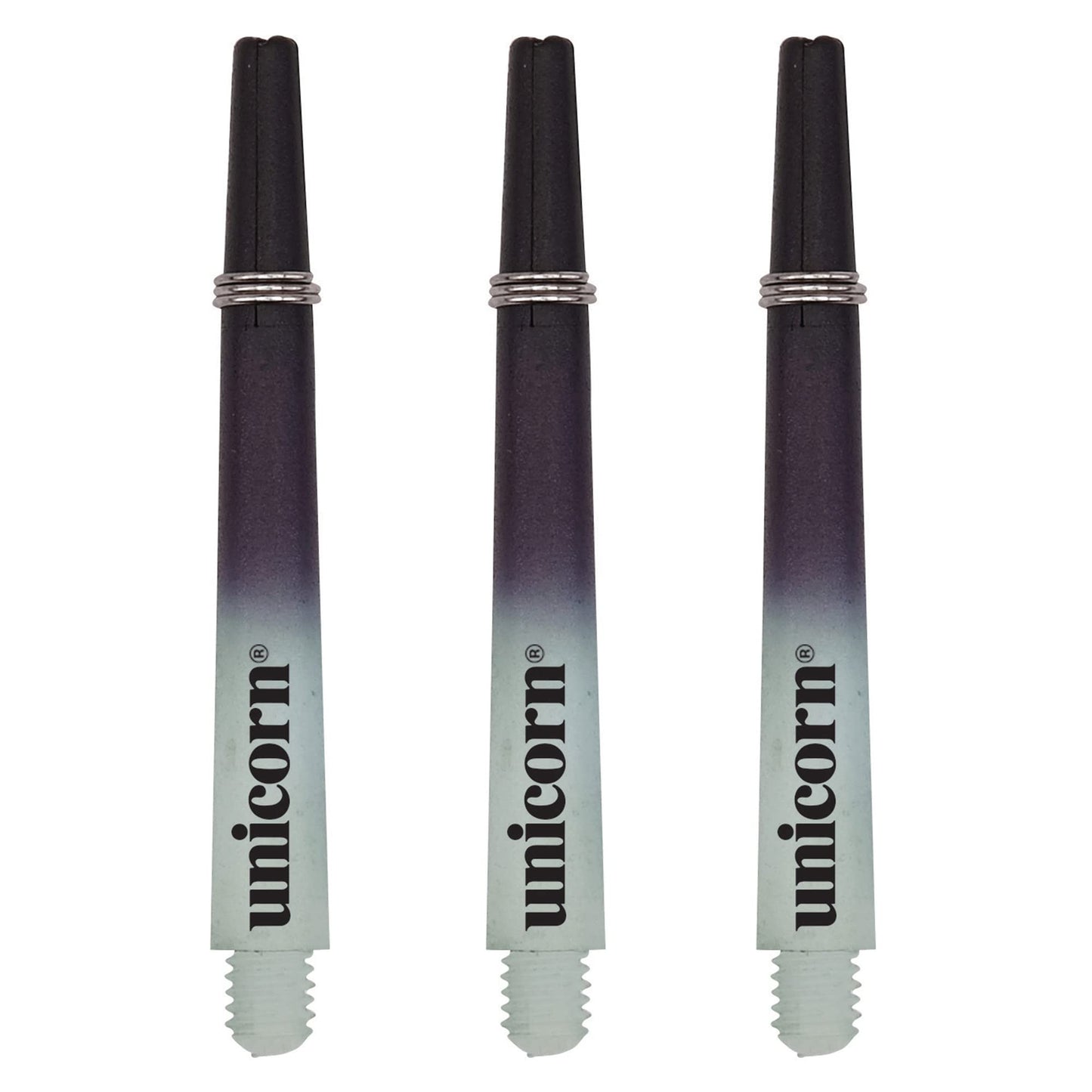 Unicorn Dart Shafts | Gripper 3 Value Pack | Durable Nylon | White | 15 Stems | Medium 44.2 mm