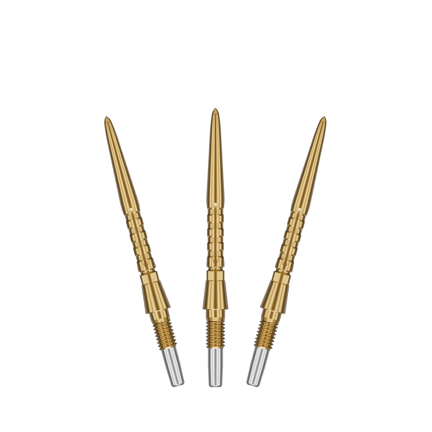 TARGET Darts Swiss Point Storm Dart Points, Surge (3 Pack Set of Tips) 26MM/30MM/35MM – Gold/Silver/Black | Change Dart Points, Swiss Storm Points, Professional Darts Accessories