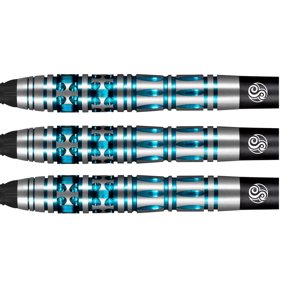 Shot! Darts Celt Boudicca 90% Tungsten Pro Throwing Darts Soft Tip Set, Professional – Made in New Zealand – Designed Dart Flights for Women & Men – Plastic Tip Bar Darts for Adults