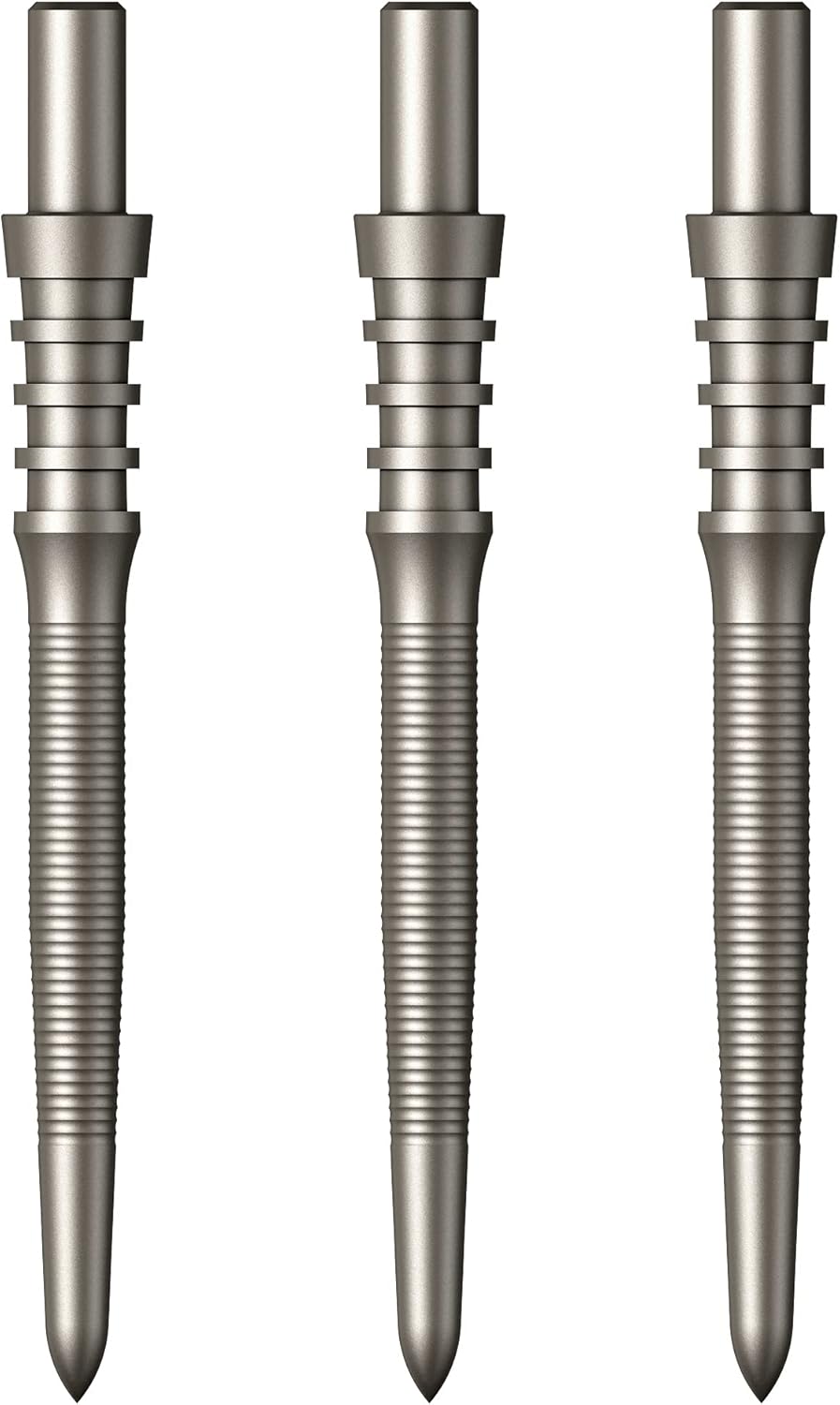 Mission Darts Sniper Points Micro Grip | Steel Tip Replacement Points | 28mm Silver