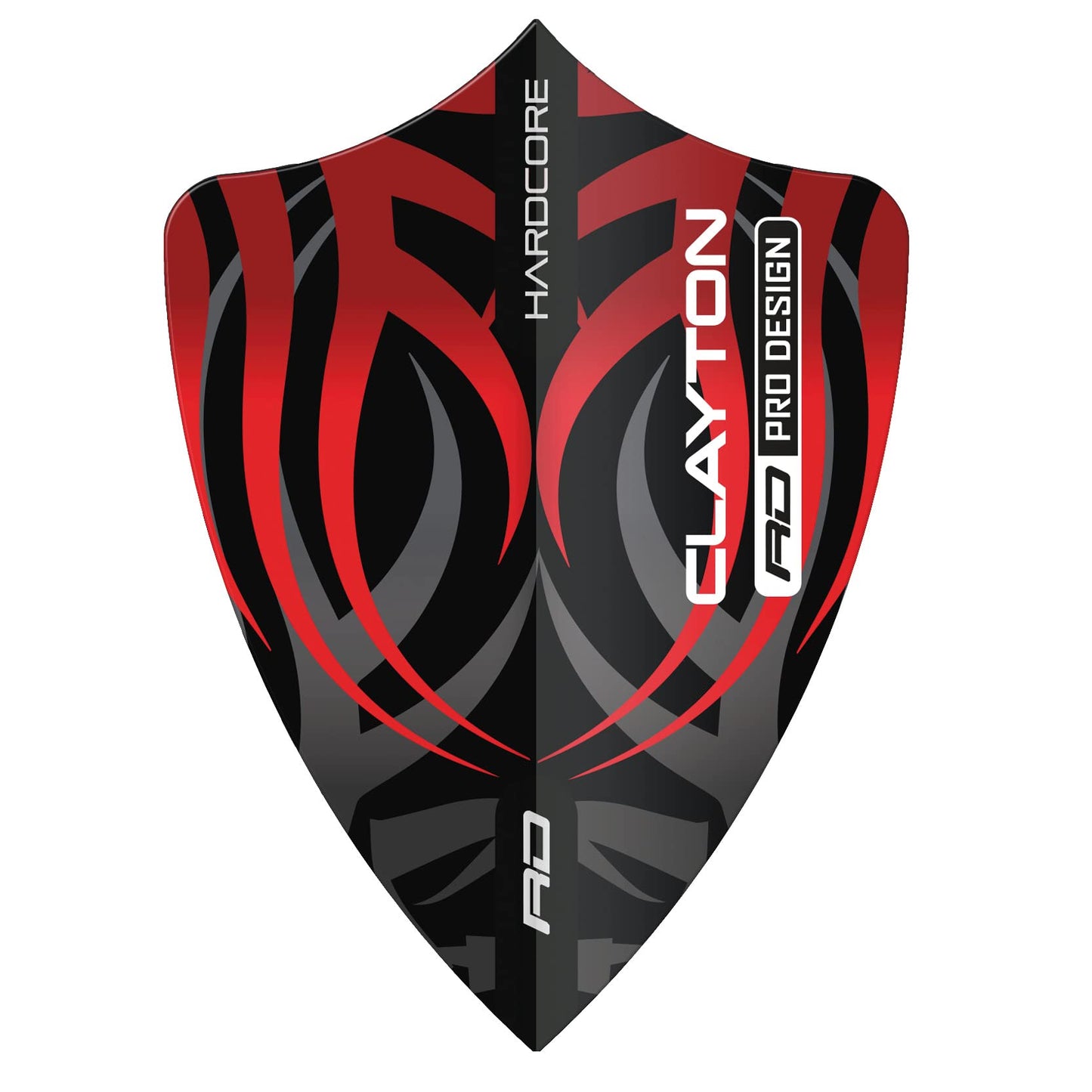 RED DRAGON Hardcore Freestyle Dart Flights- 3 Sets Per Pack (9 Dart Flights in total)