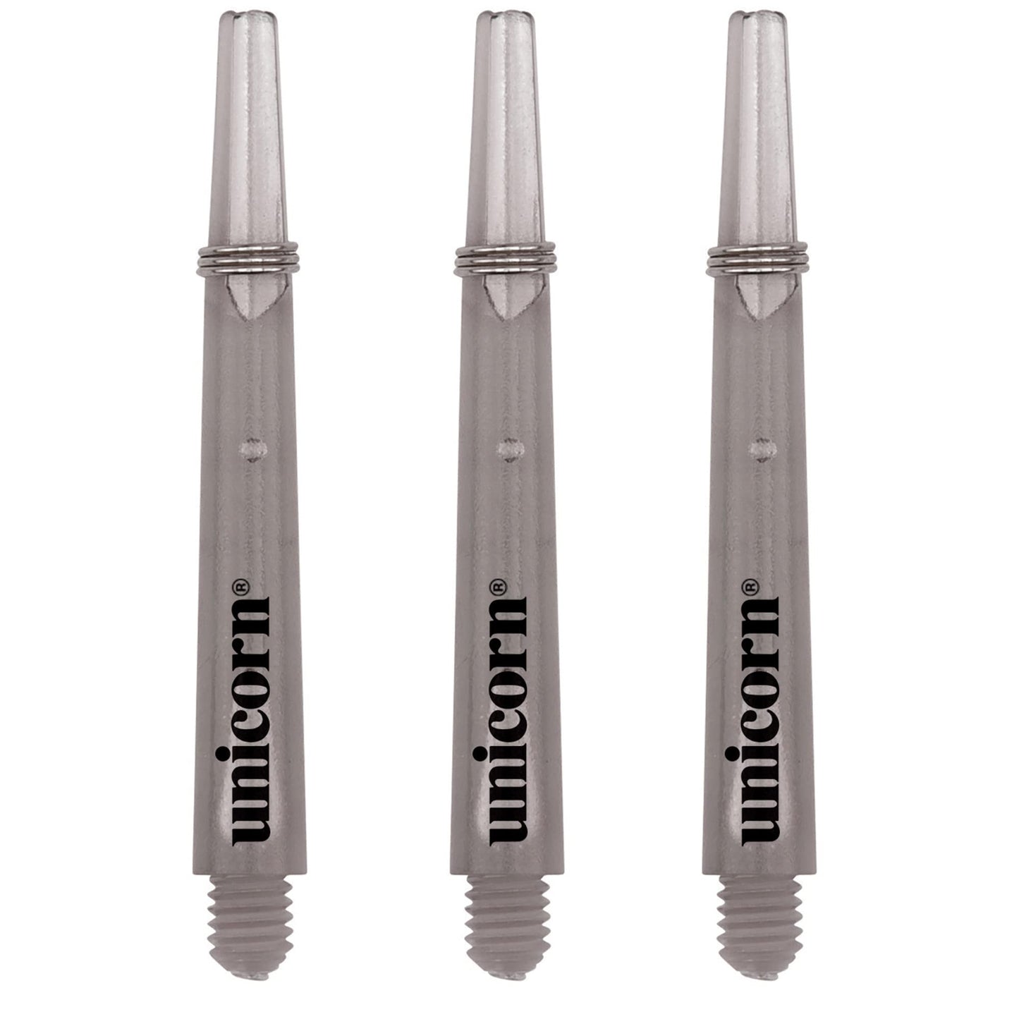 Unicorn Dart Shafts | Gripper 3 Value Pack | Durable Nylon | White | 15 Stems | Medium 44.2 mm