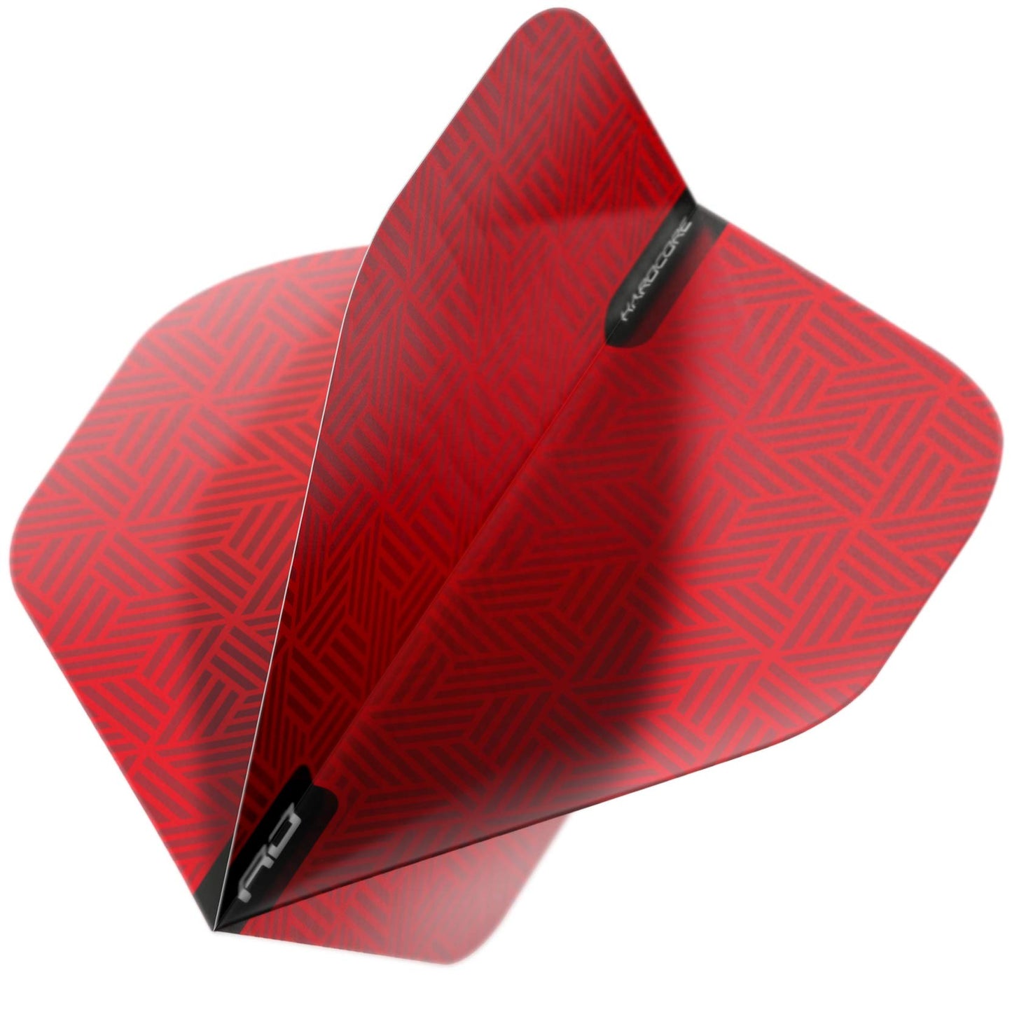 RED DRAGON Hardcore XT Patterned Extra Thick Standard Dart Flights - 4 sets Per Pack (12 Dart Flights in total)