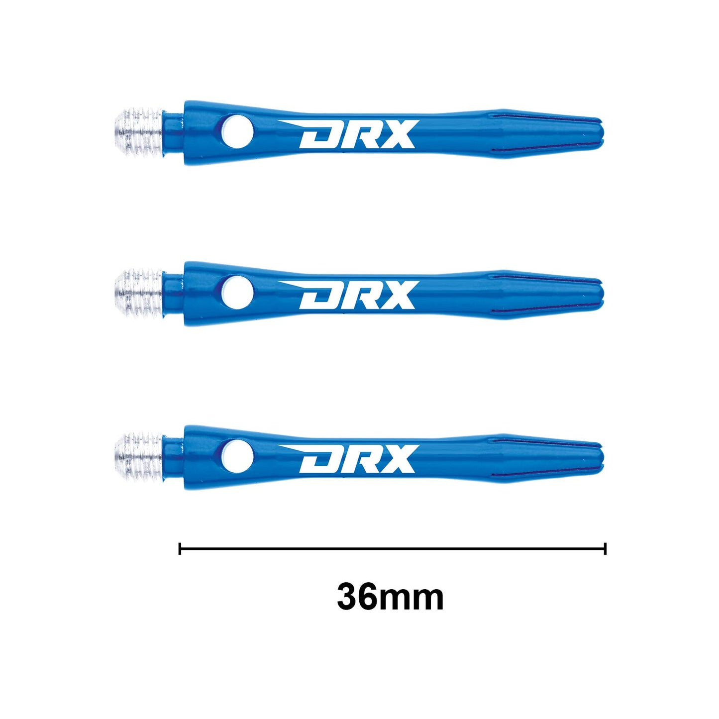 RED DRAGON DRX Coated Aluminium Dart Stems (Shafts) - 2 sets per pack (6 Stems in total)