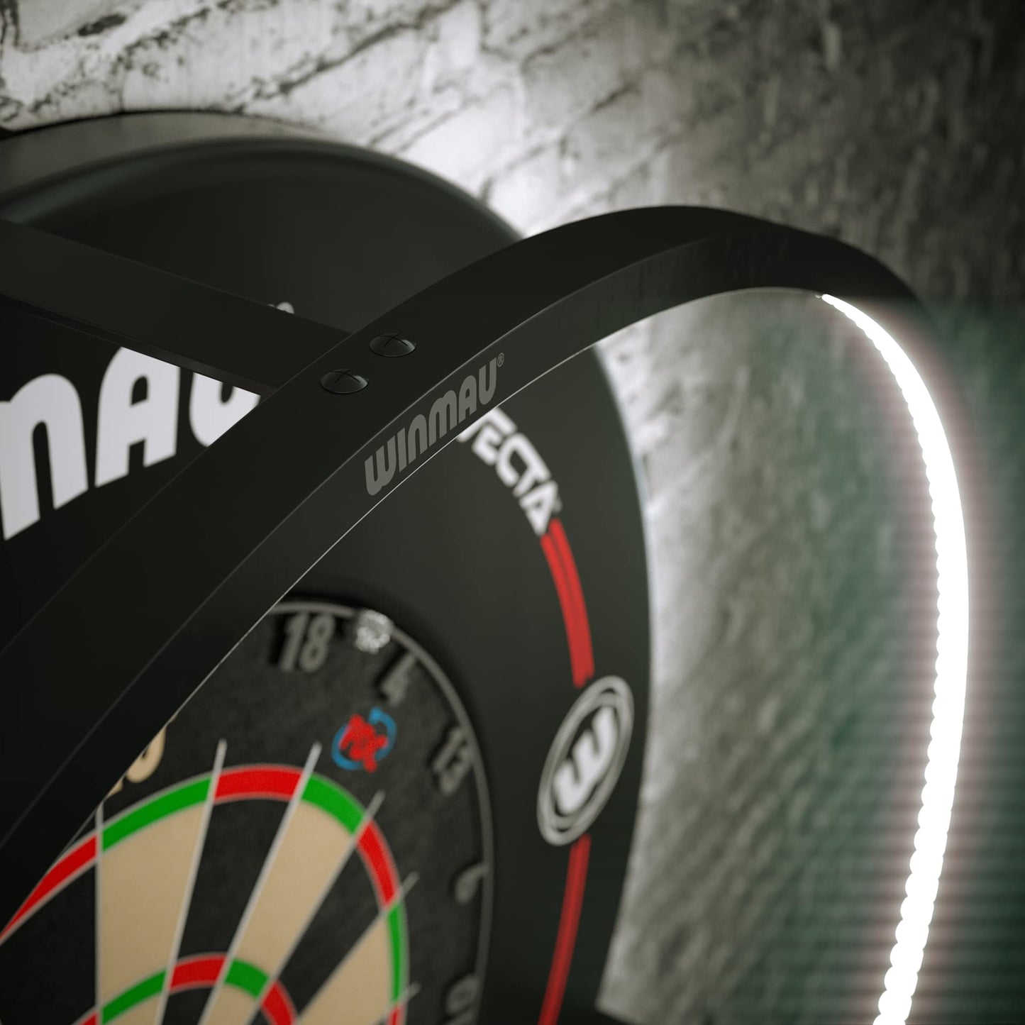 WINMAU Plasma Dartboard Light Range - Original Black Plasma Light | Plasma Ice White Light | Professional Darts Accessories | Available individually or as part of a bundle set