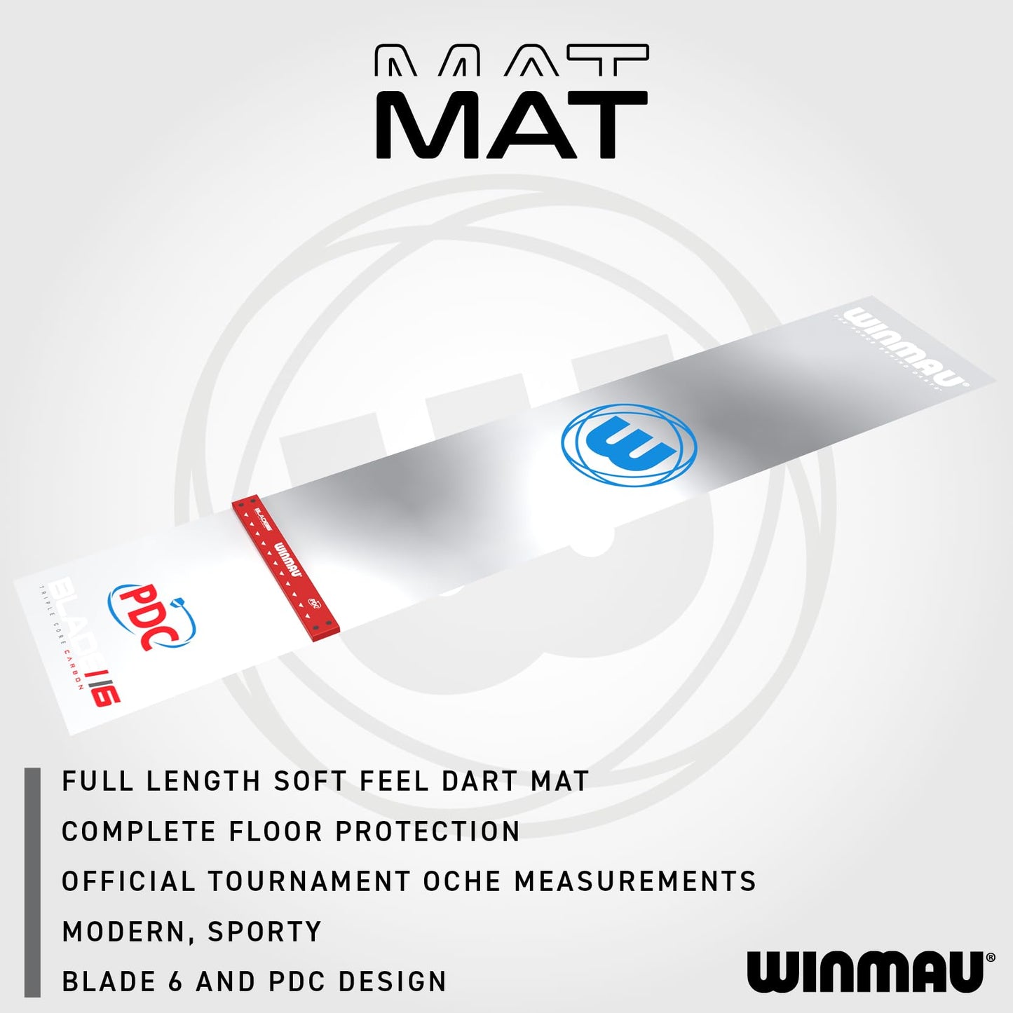 Winmau Darts Mats - with oche lines and protection for your floor