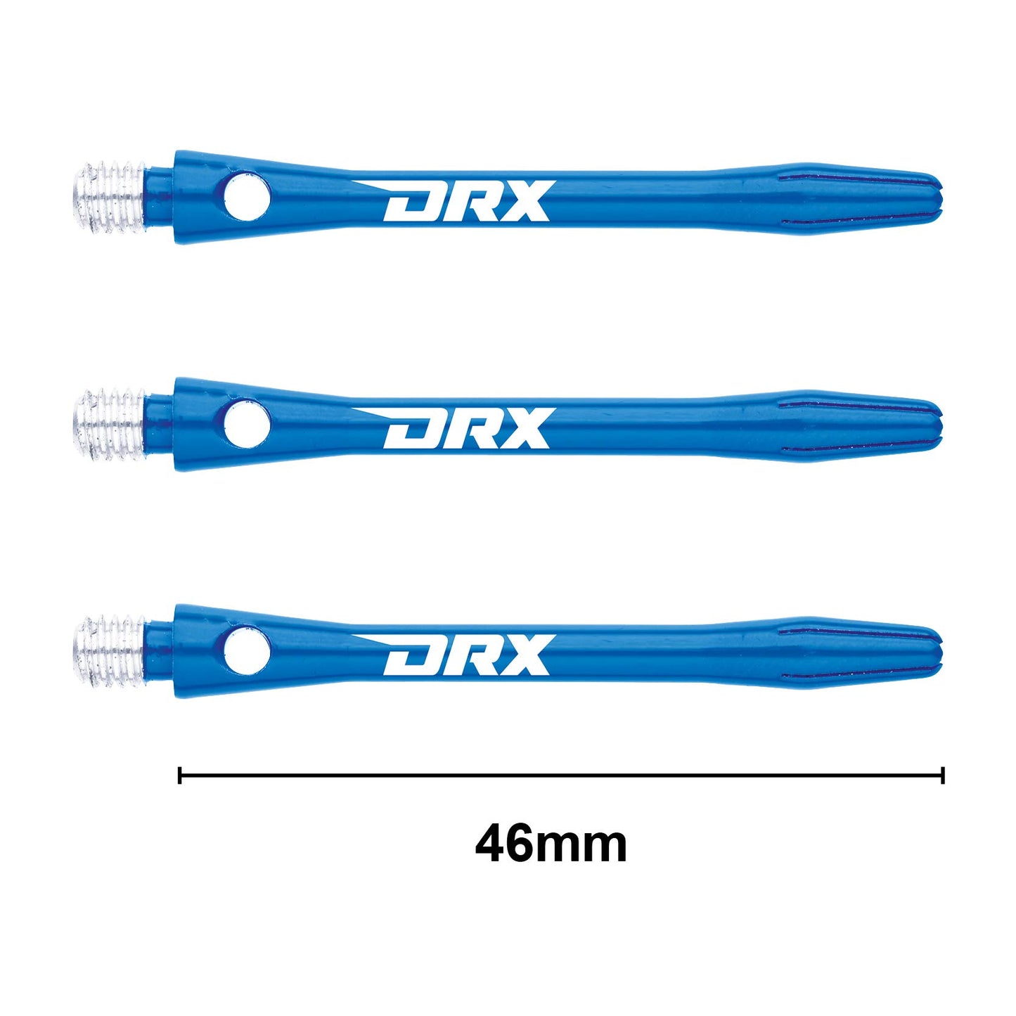 RED DRAGON DRX Coated Aluminium Dart Stems (Shafts) - 2 sets per pack (6 Stems in total)