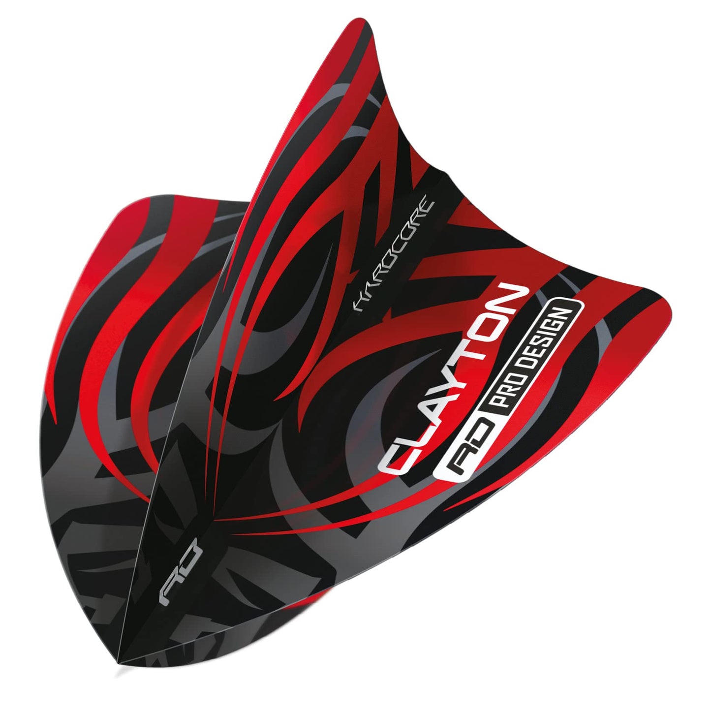 RED DRAGON Hardcore Freestyle Dart Flights- 3 Sets Per Pack (9 Dart Flights in total)