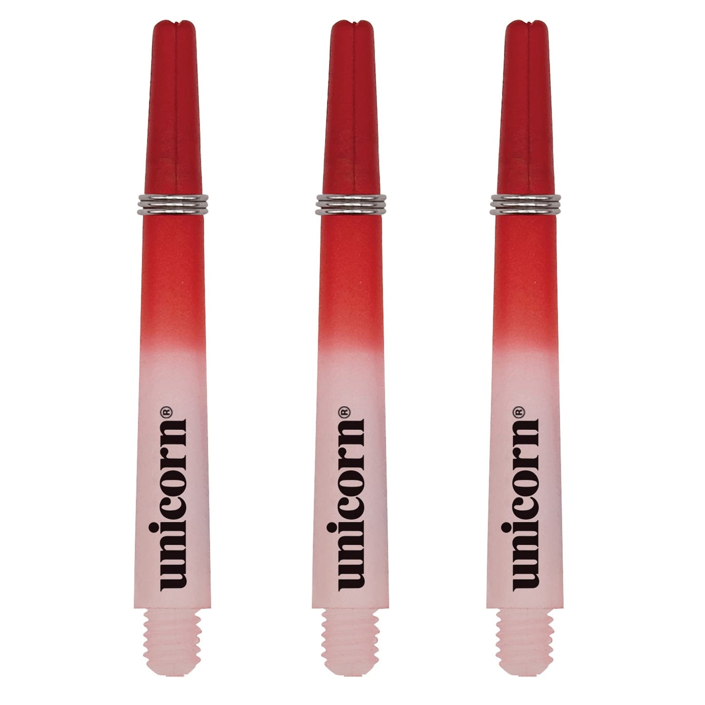 Unicorn Dart Shafts | Gripper 3 Value Pack | Durable Nylon | White | 15 Stems | Medium 44.2 mm