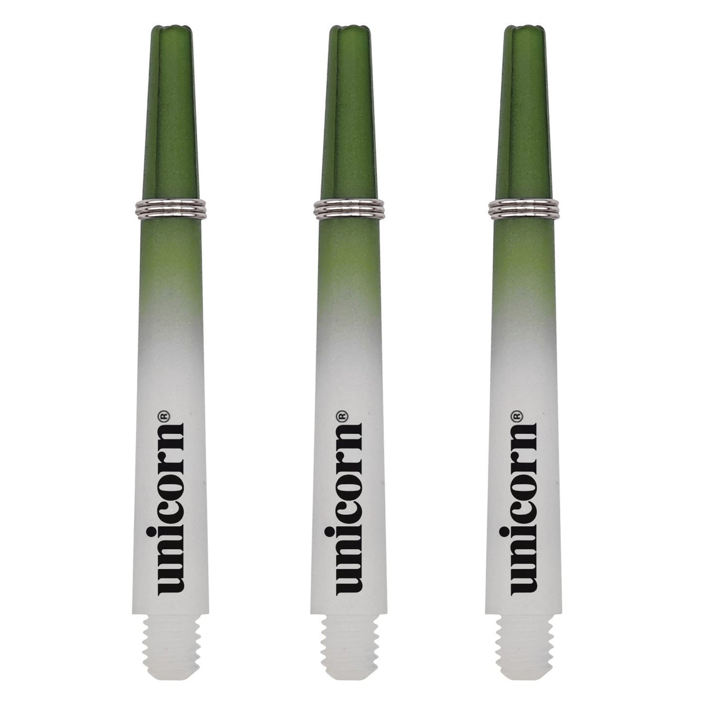 Unicorn Dart Shafts | Gripper 3 Value Pack | Durable Nylon | White | 15 Stems | Medium 44.2 mm