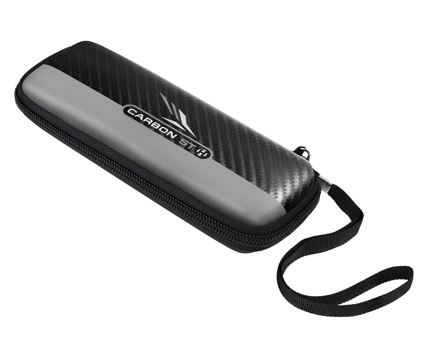 Harrows Darts Case Carbon ST Pro | Dart Case Darts Holder I Darts Case Holds 3 Darts | Protective EVA Material | Darts Accessories I Holds 3 Darts Fully Assembled and Darts Accessories (Grey)