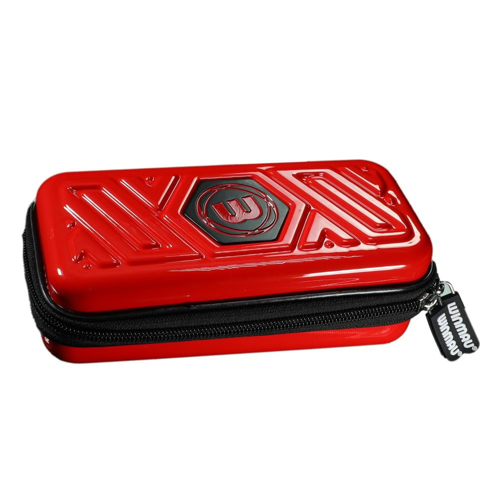 WINMAU Armor G2 Darts Wallet - Red Darts Case Holds Fully Assembled Darts and Accessories - Impact Proof, Ultra-Durable and Secure