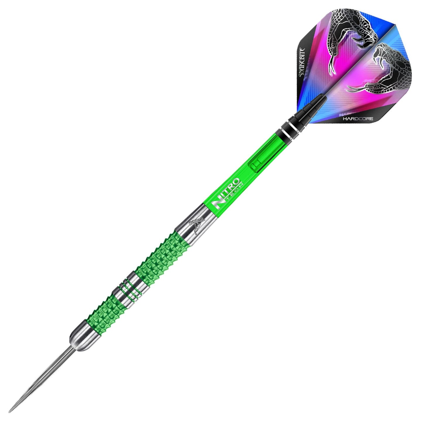 RED DRAGON Peter Wright Snakebite Mamba: 22g or 24g Tungsten Darts Set with Flights and Stems