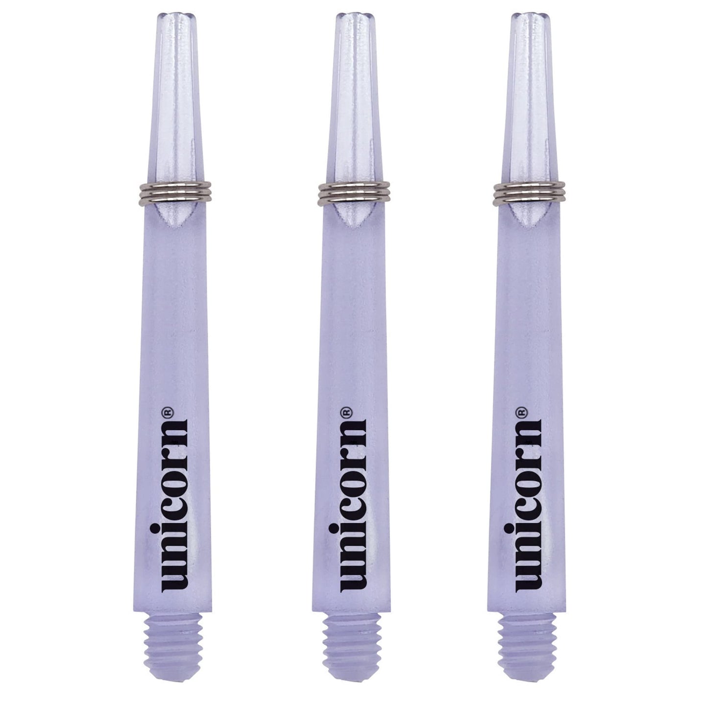 Unicorn Dart Shafts | Gripper 3 Value Pack | Durable Nylon | White | 15 Stems | Medium 44.2 mm