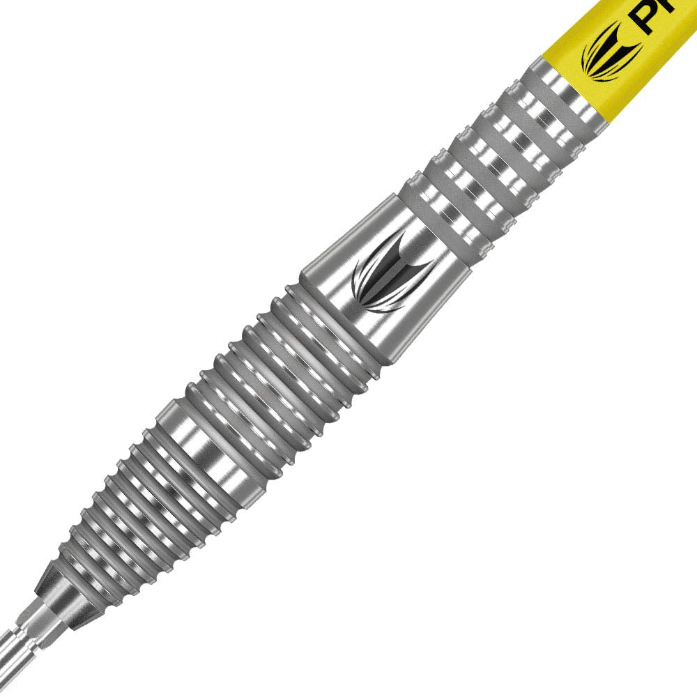 TARGET Darts Bolide 90% Tungsten Swiss Point Steel Tip Darts Set of 3 | Featuring Pro Grip Dart Stems, Number 6 Dart Flights, Swiss Points | Professional Darts