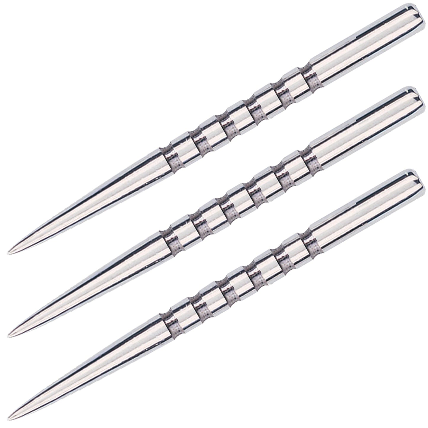Unicorn Replacement Steel Dart Points | Standard Length or Extra Long | Silver, Black or Gold | 3 Per Pack