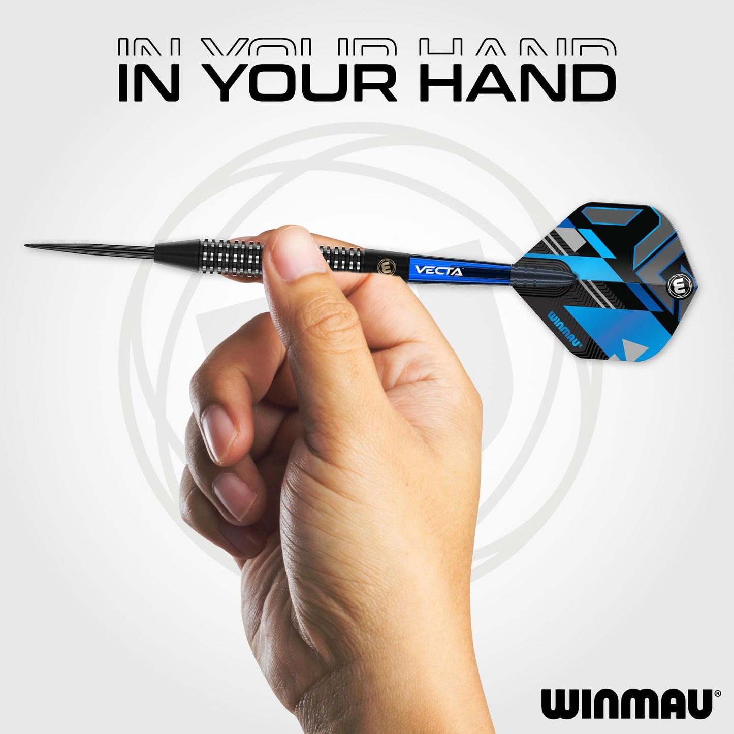 WINMAU Darts Galactics 90% Professional Tungsten Darts Set with Dart Flights and Dart Shafts (Stems) - Available weights 18g Soft Tip 24g and 26g Steel Tip