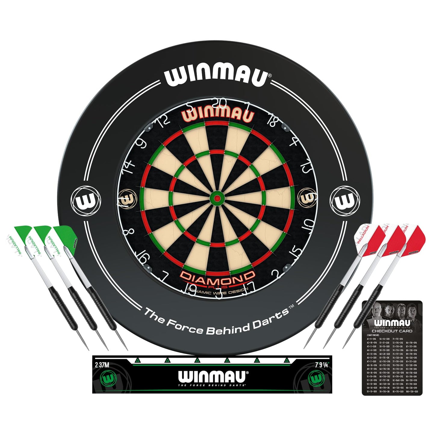 WINMAU Diamond Plus Professional Bristle Dartboard