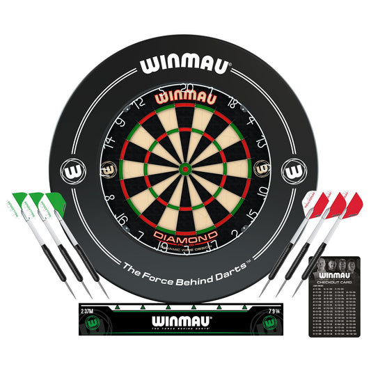 WINMAU Diamond Plus Professional Bristle Dartboard