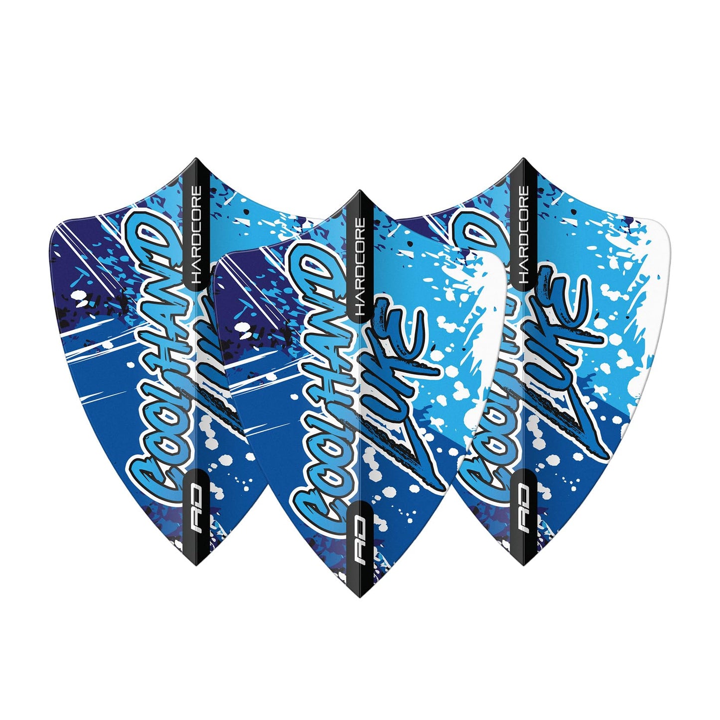 RED DRAGON Hardcore Freestyle Dart Flights- 3 Sets Per Pack (9 Dart Flights in total)