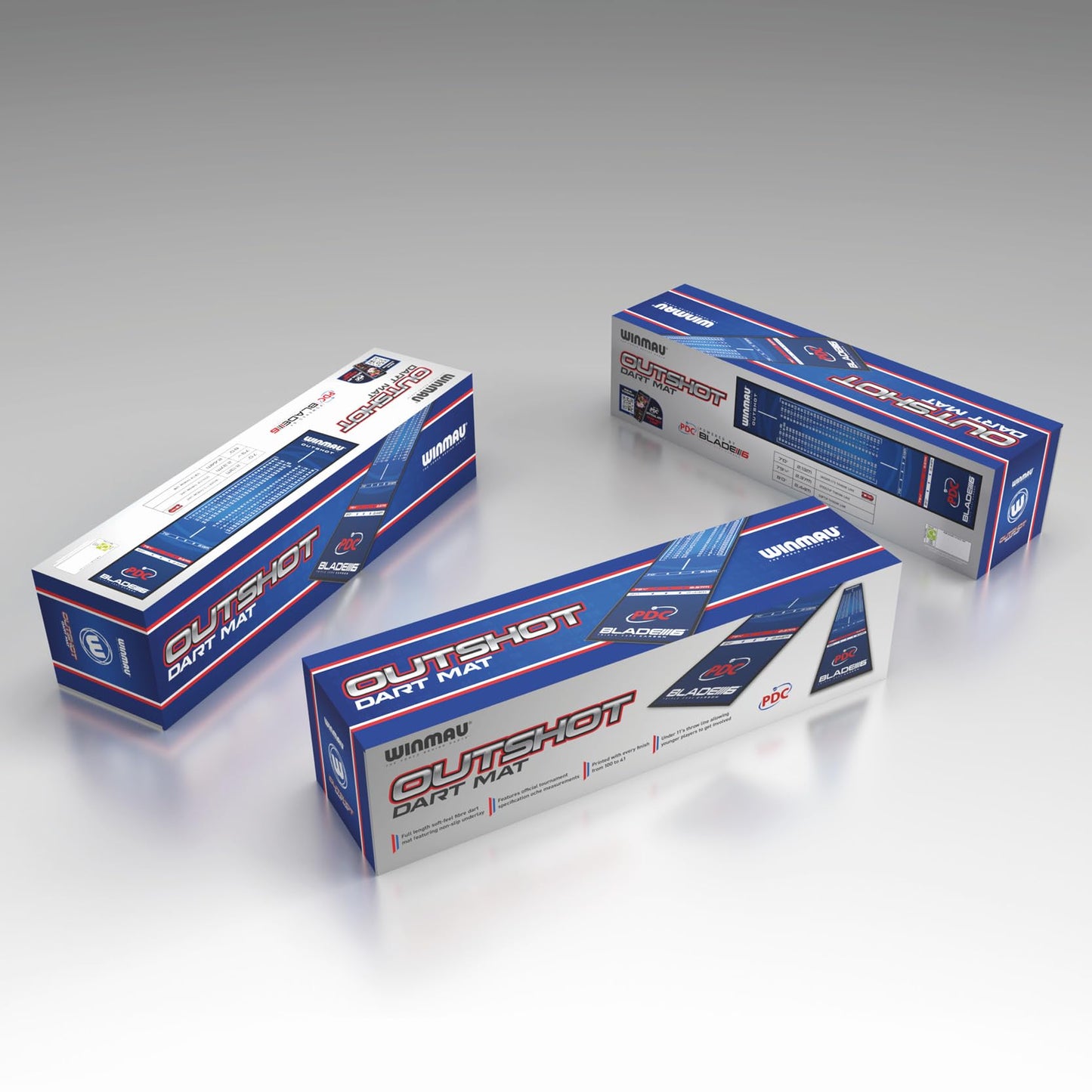 Winmau Darts Mats - with oche lines and protection for your floor