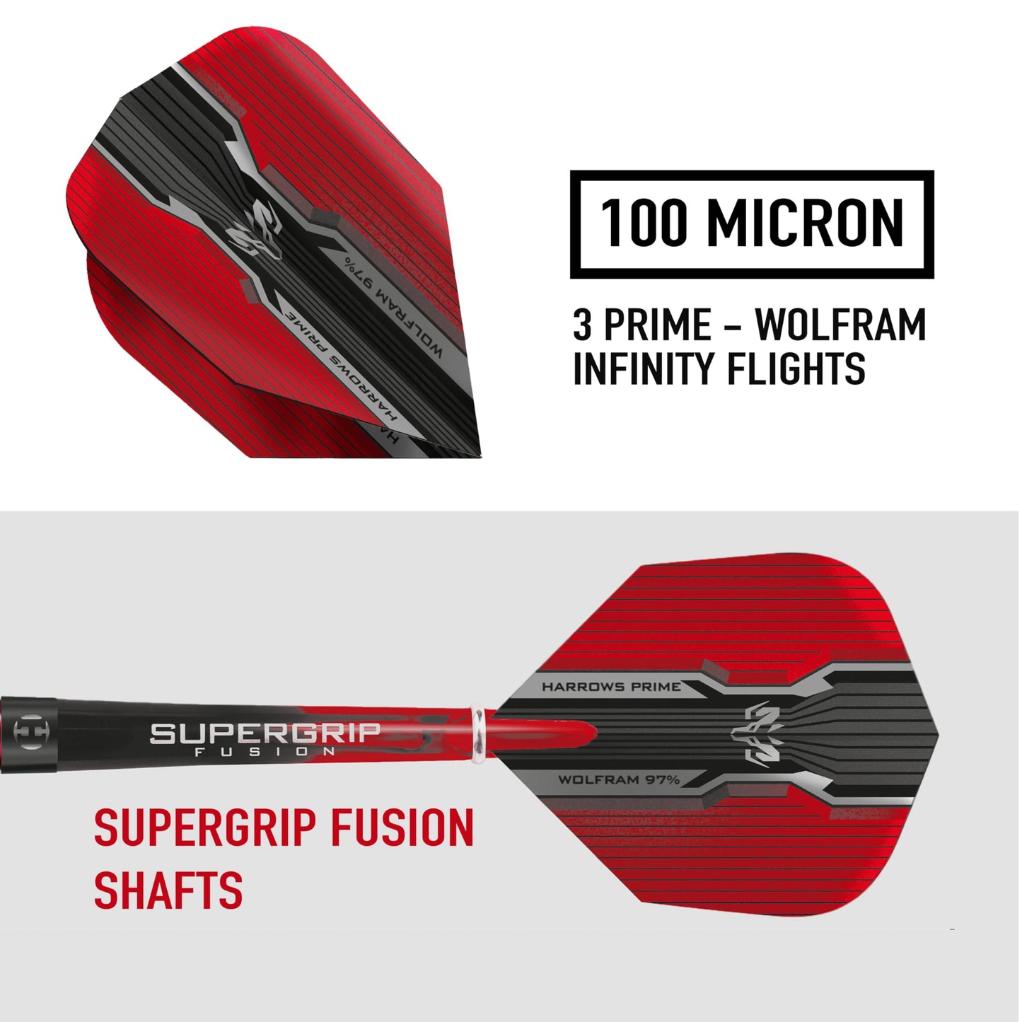 Harrows Wolfram Infinity 97% Tungsten Steel Tip Darts