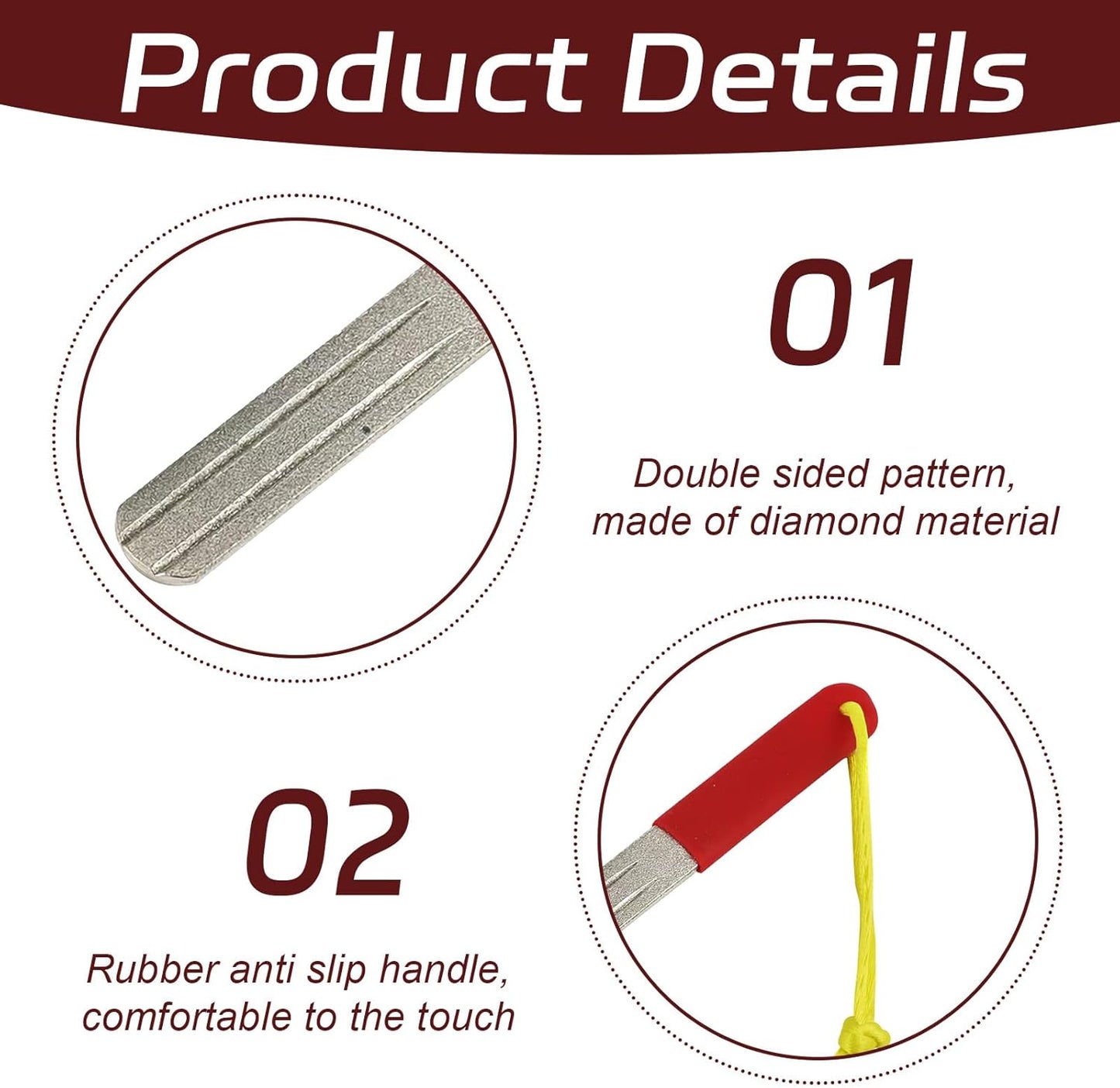 1 Pcs Dart Sharpener, Durable Darts Sharpener, Double-Sided Groove Sharpening Stone, Suitable for Darts and Fish Hooks and Knife Maintenance, Tools to Keep Knives and Needles Sharp