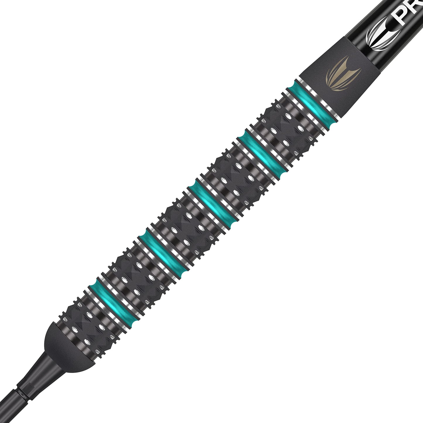 Target Darts Rob Cross Black Edition 90% Tungsten Swiss Point Steel Tip Darts Set