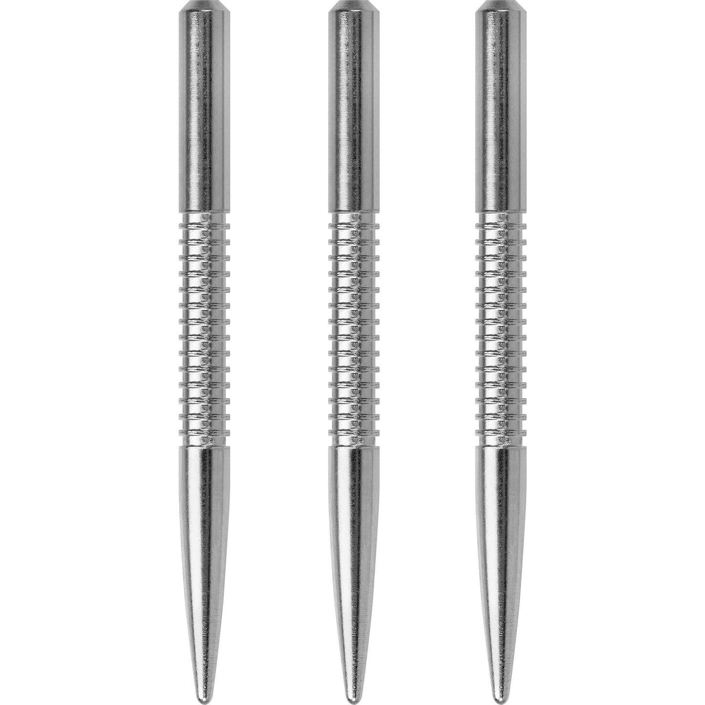 Mission Darts Probe Steel Tip Dart Points | Precision Engineered Spare Points | Available in Black and Silver, 32mm and 36mm, V1 and V2 Styles
