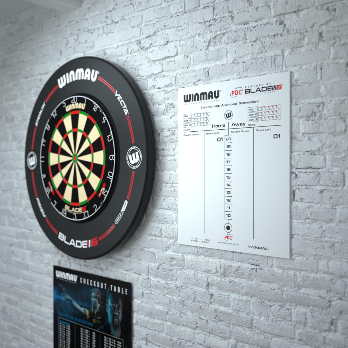WINMAU Dry Wipe Scoreboard