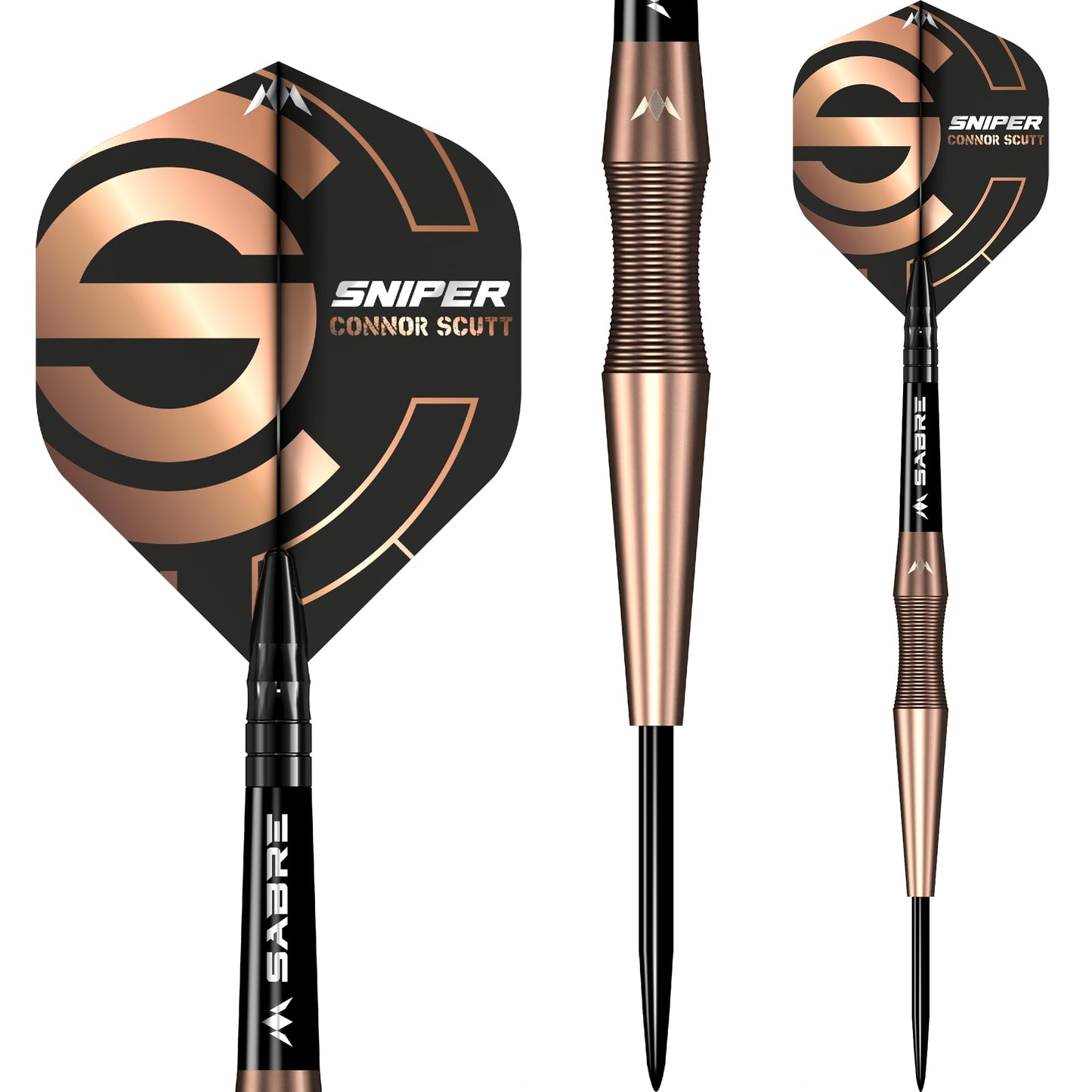 Mission Darts Connor Scutt V2 | Steel Tip | Bronze PVD | Sniper, 90% Tungsten, Available in Multiple Weights