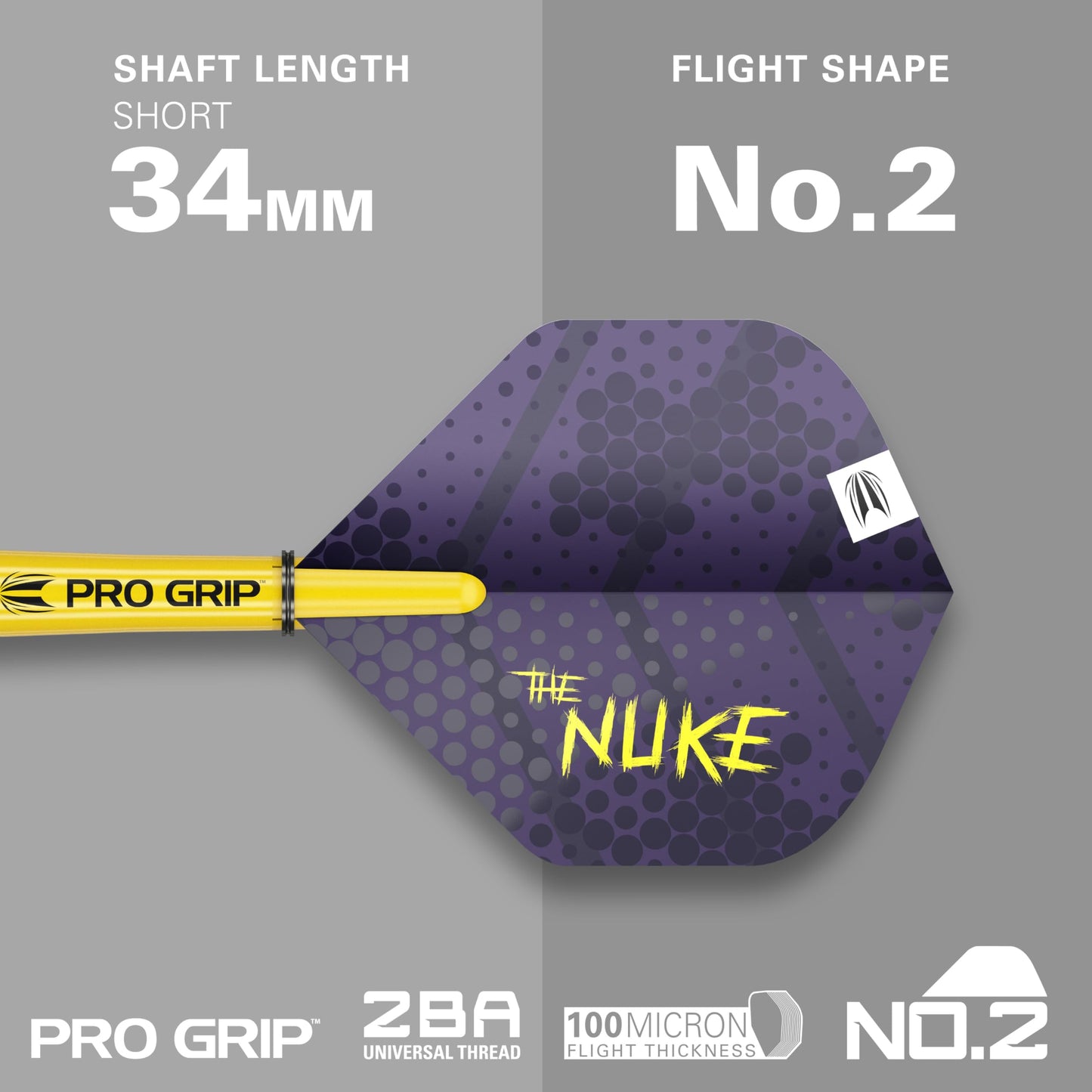 TARGET Darts Luke Littler Loadout 90% Tungsten Steel Tip Darts Set – Steel Tip Dart, The Nuke Player Edition Dart Set, Swiss Point Darts, SP Tool Included