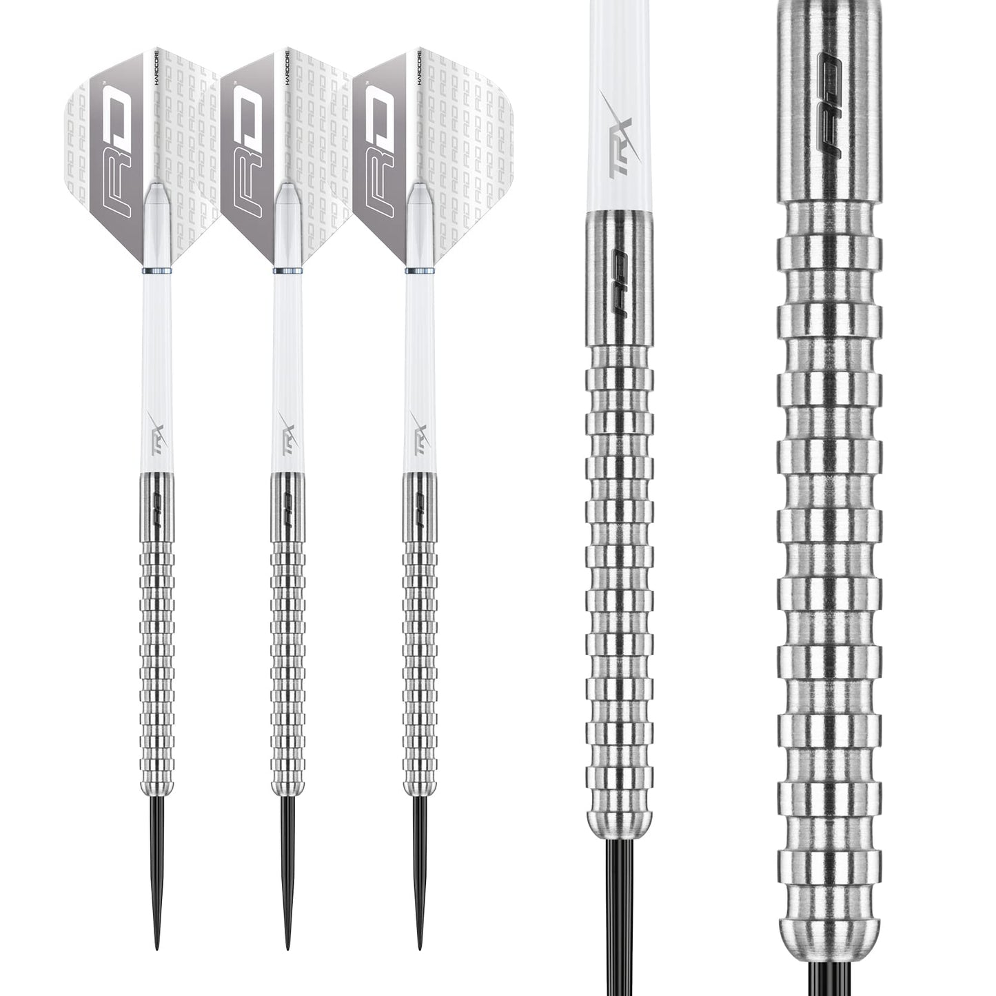 RED DRAGON Javelin Original Tungsten Darts Set with Dart Flights and Dart Shafts (Stems) - Available in 20g, 22g, 24g, 26g