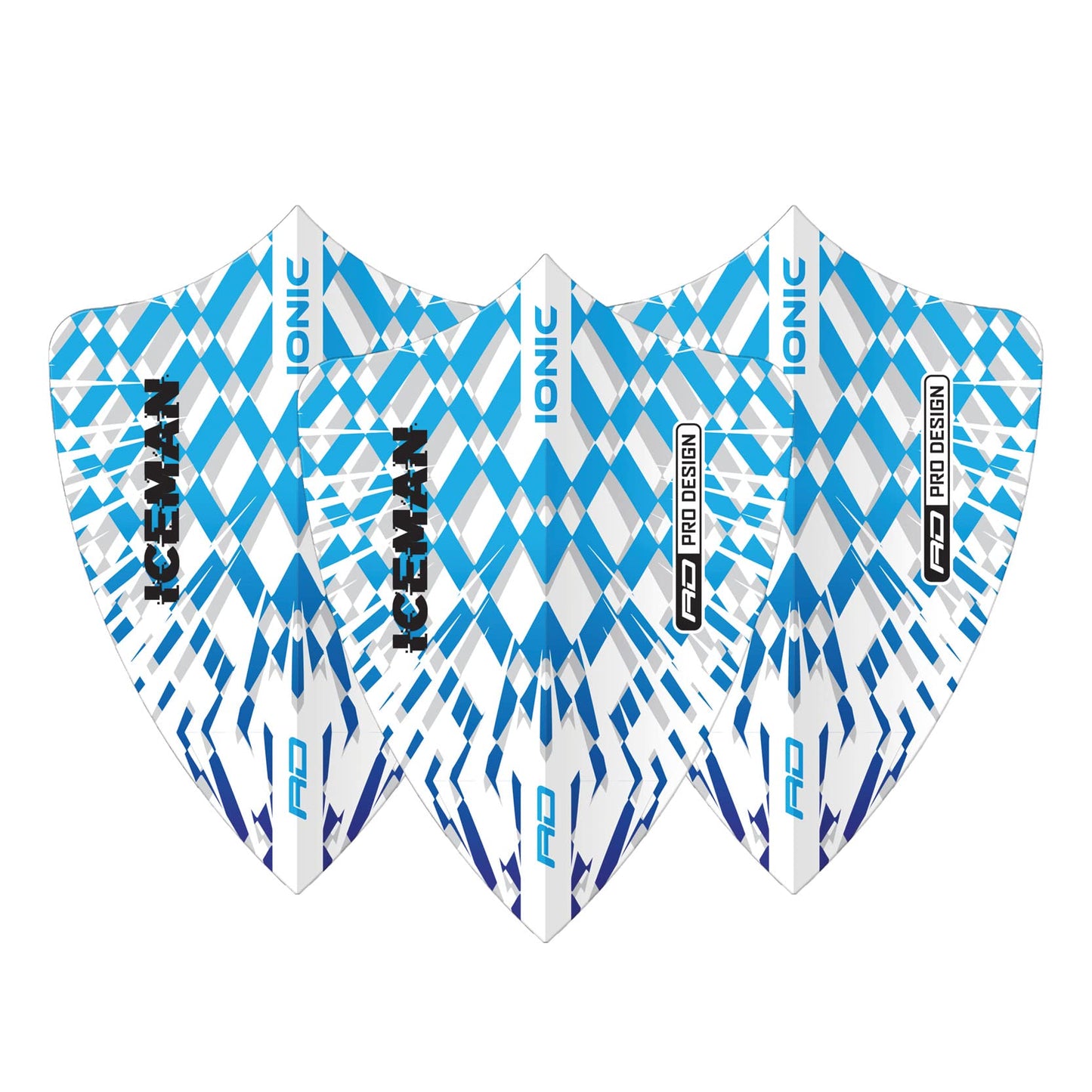 RED DRAGON Hardcore Freestyle Dart Flights- 3 Sets Per Pack (9 Dart Flights in total)