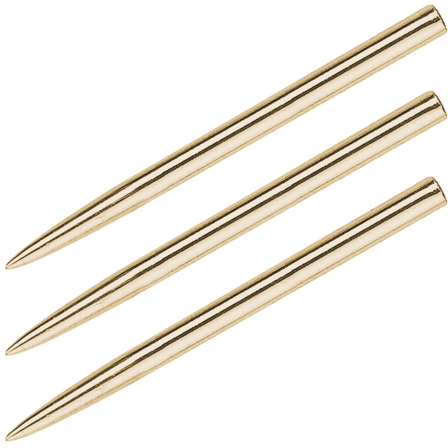 Unicorn Replacement Steel Dart Points | Standard Length or Extra Long | Silver, Black or Gold | 3 Per Pack