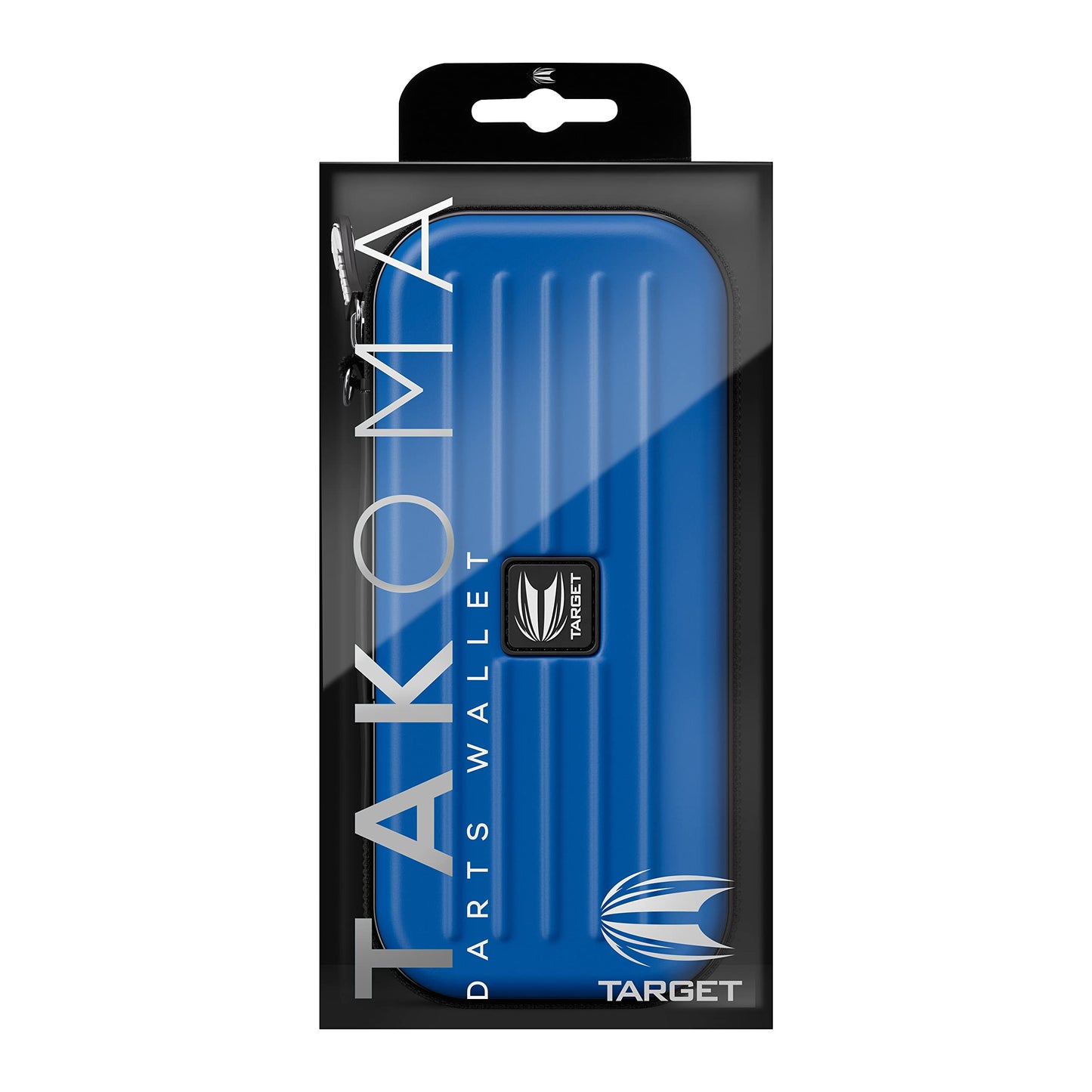 TARGET Darts Takoma Dart Case Wallet, Regular Size, Blue | Store 3 Fully Assembled Darts & Accessories | Dart Holder with Zip Lock Pouches, Store Flights, Shafts & Swiss Points