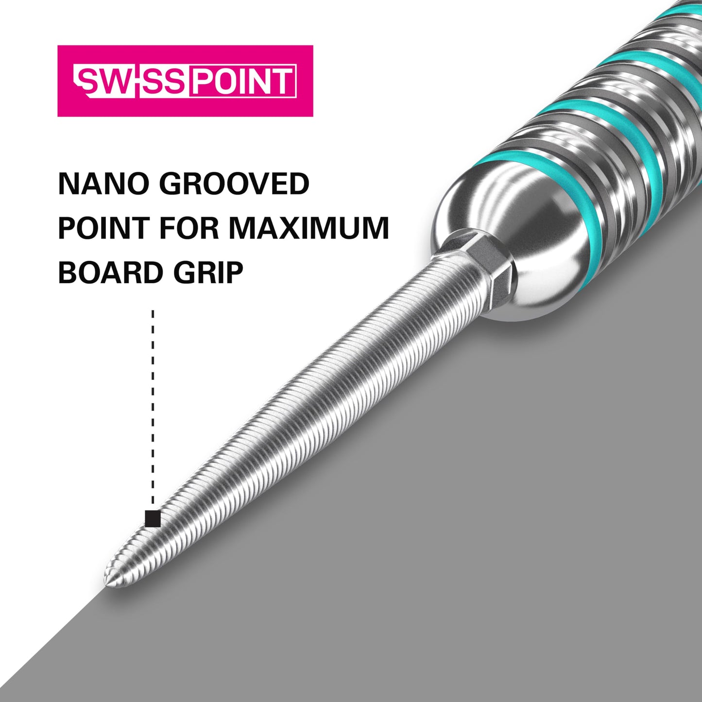 TARGET Darts Swiss Points, Nano Swiss Point Dart Tips (3 Pack Set of Tips) Change Dart Points, Professional Darts Accessories