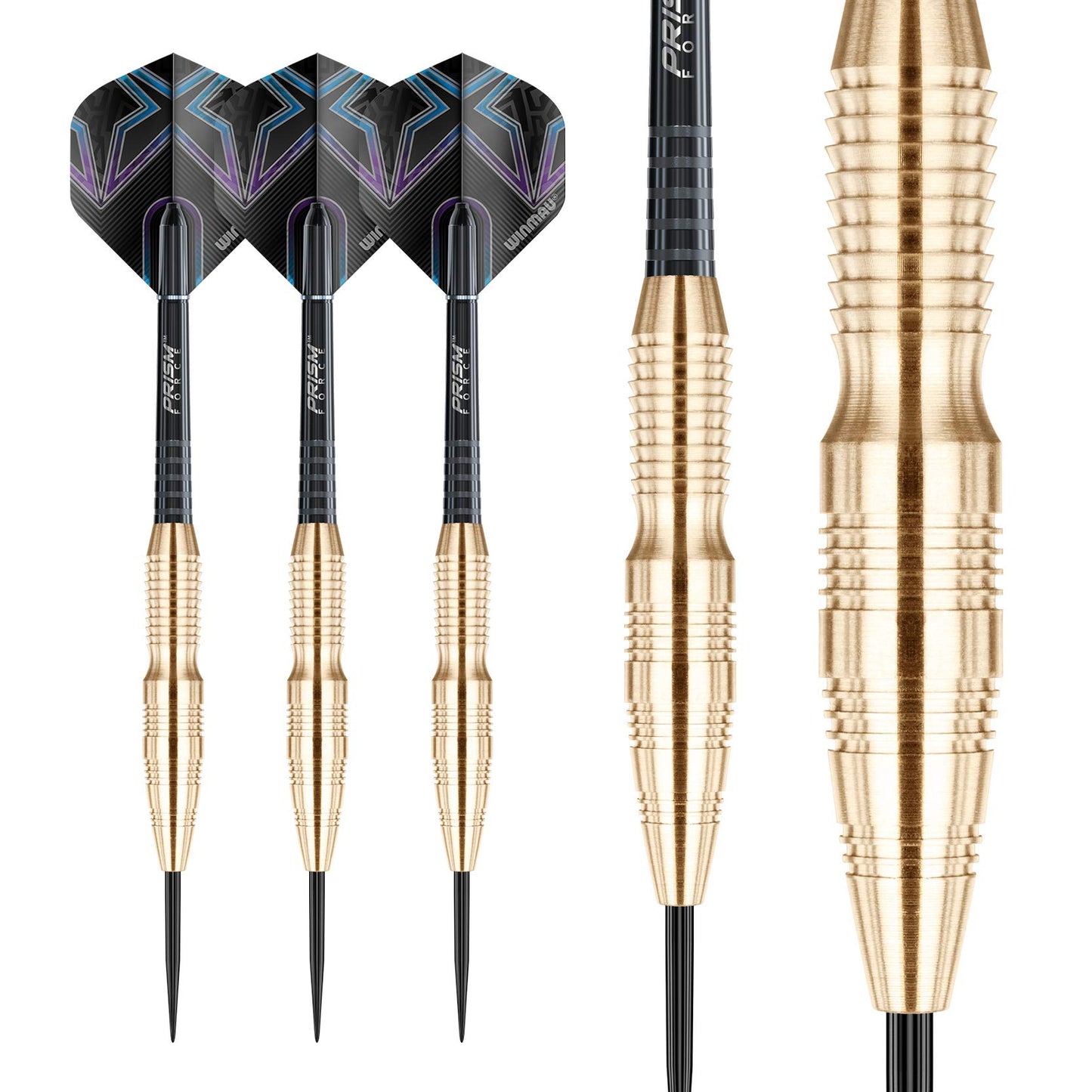 WINMAU Brass Simon Whitlock Alloy Steel Tip Darts Set 22g Or 24g