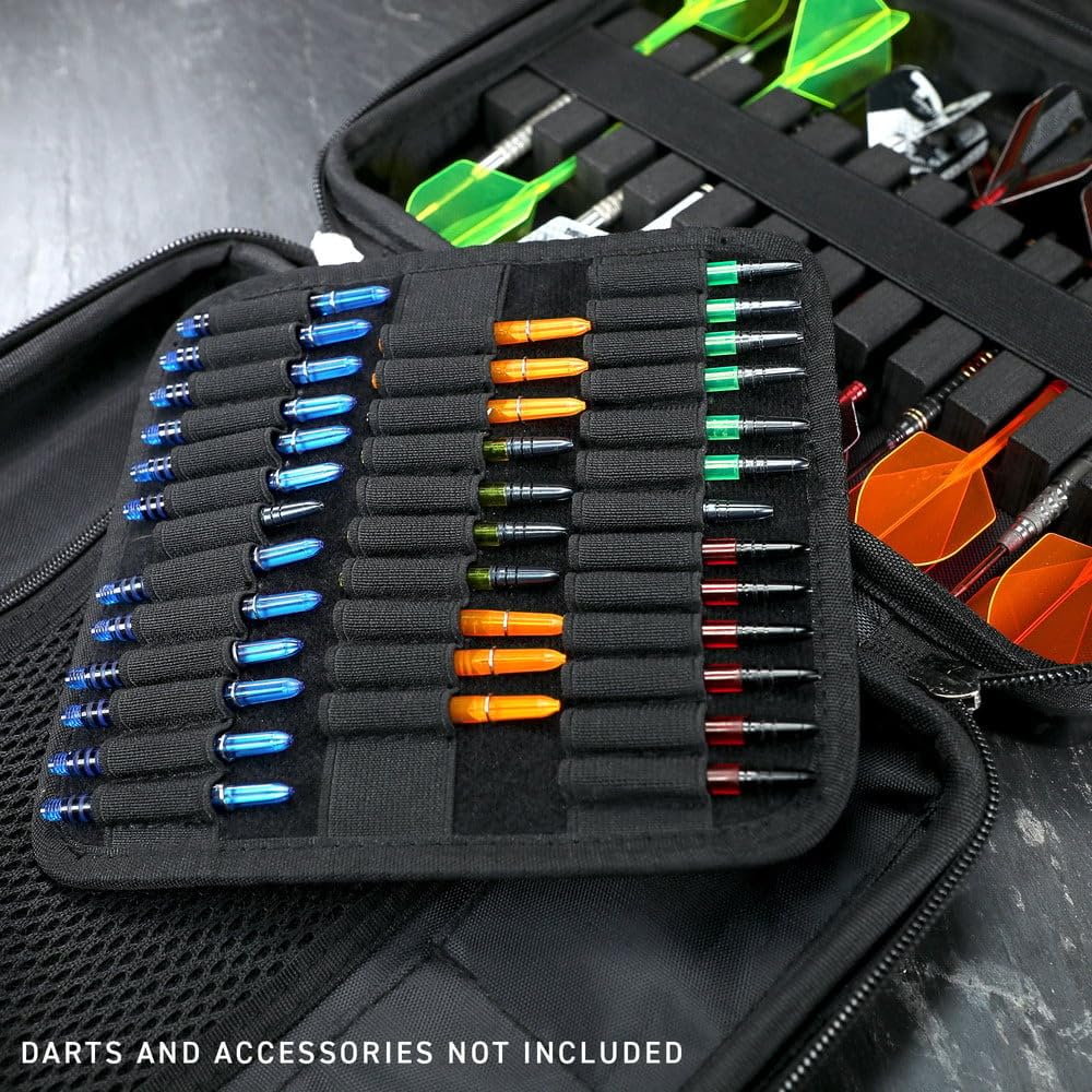 WINMAU Armor G2 Darts Wallet - Red Darts Case Holds Fully Assembled Darts and Accessories - Impact Proof, Ultra-Durable and Secure