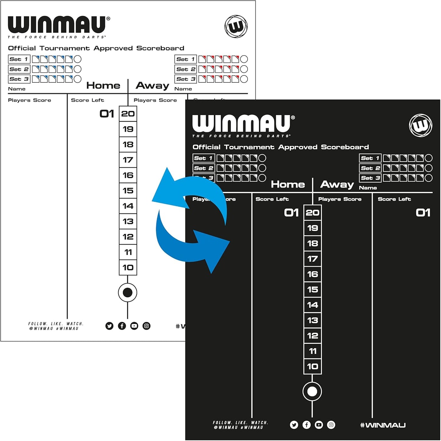 WINMAU Dry Wipe Scoreboard
