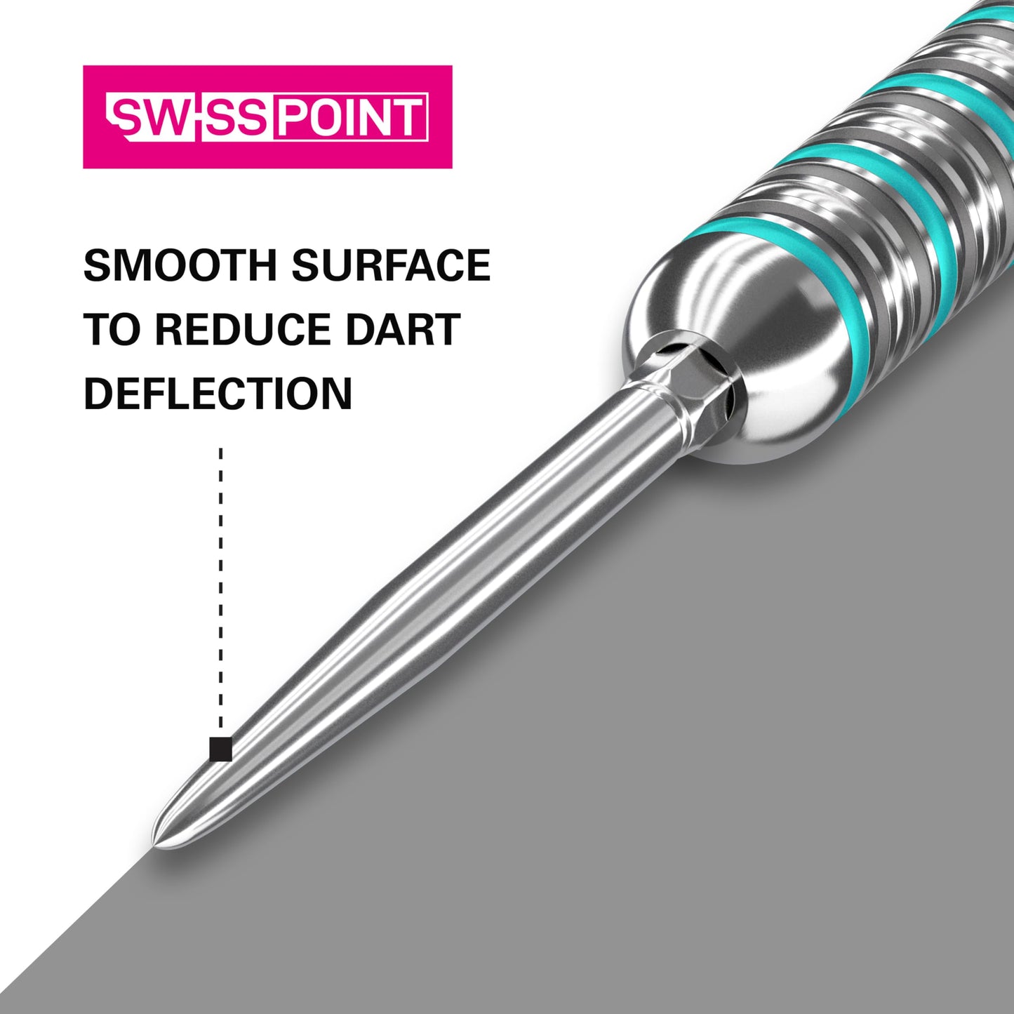 TARGET Darts Swiss Points, Smooth Swiss Point Dart Tips (3 Pack Set of Tips) Change Dart Points, Professional Darts Accessories