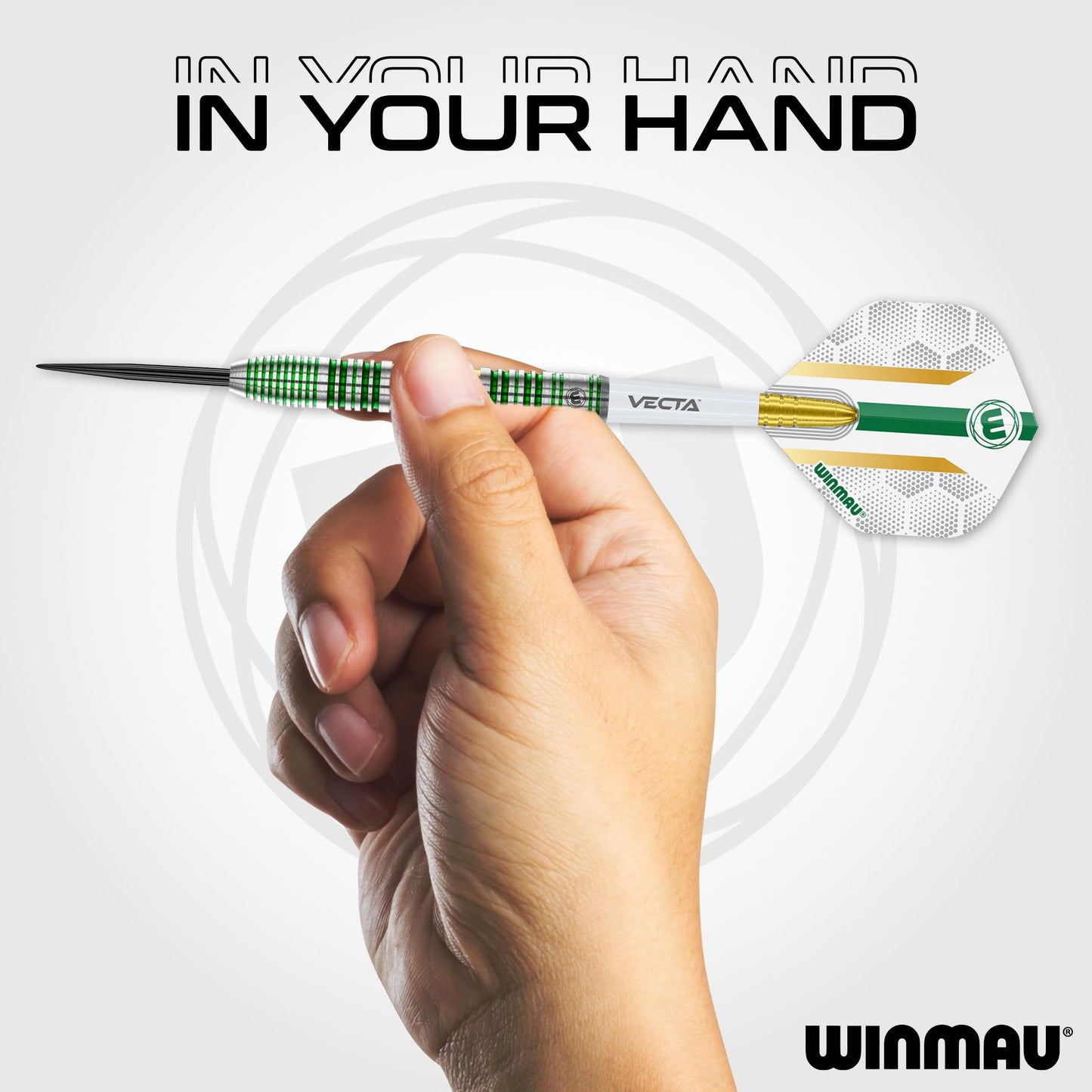WINMAU Darts Xenon Series 90% Professional Tungsten Darts Set with Dart Flights and Dart Shafts (Stems) - Available weights 18g Soft Tip 23g, 24g and 25g Steel Tip