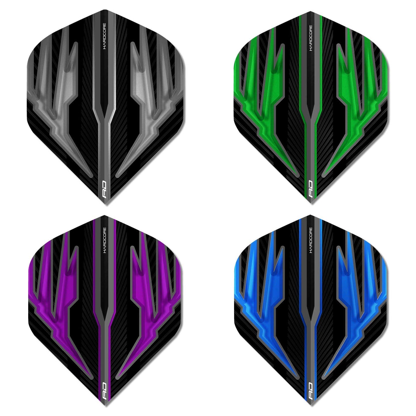 RED DRAGON Hardcore Selection Pack Extra Thick Standard Dart Flights