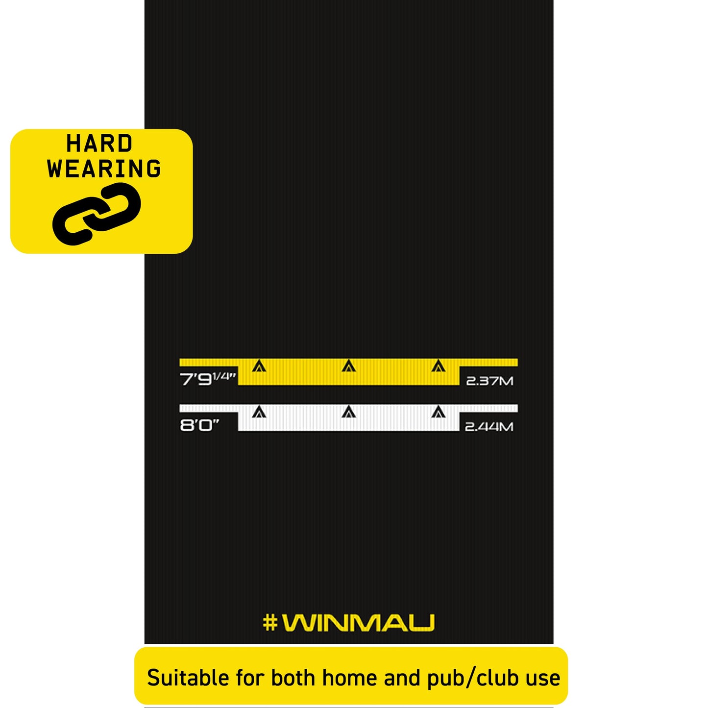 Winmau Darts Mats - with oche lines and protection for your floor
