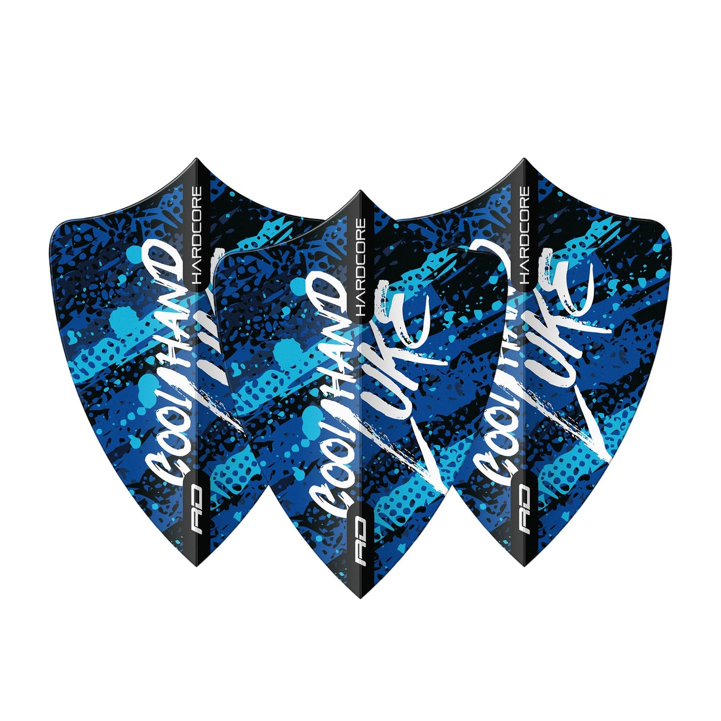 RED DRAGON Hardcore Freestyle Dart Flights- 3 Sets Per Pack (9 Dart Flights in total)