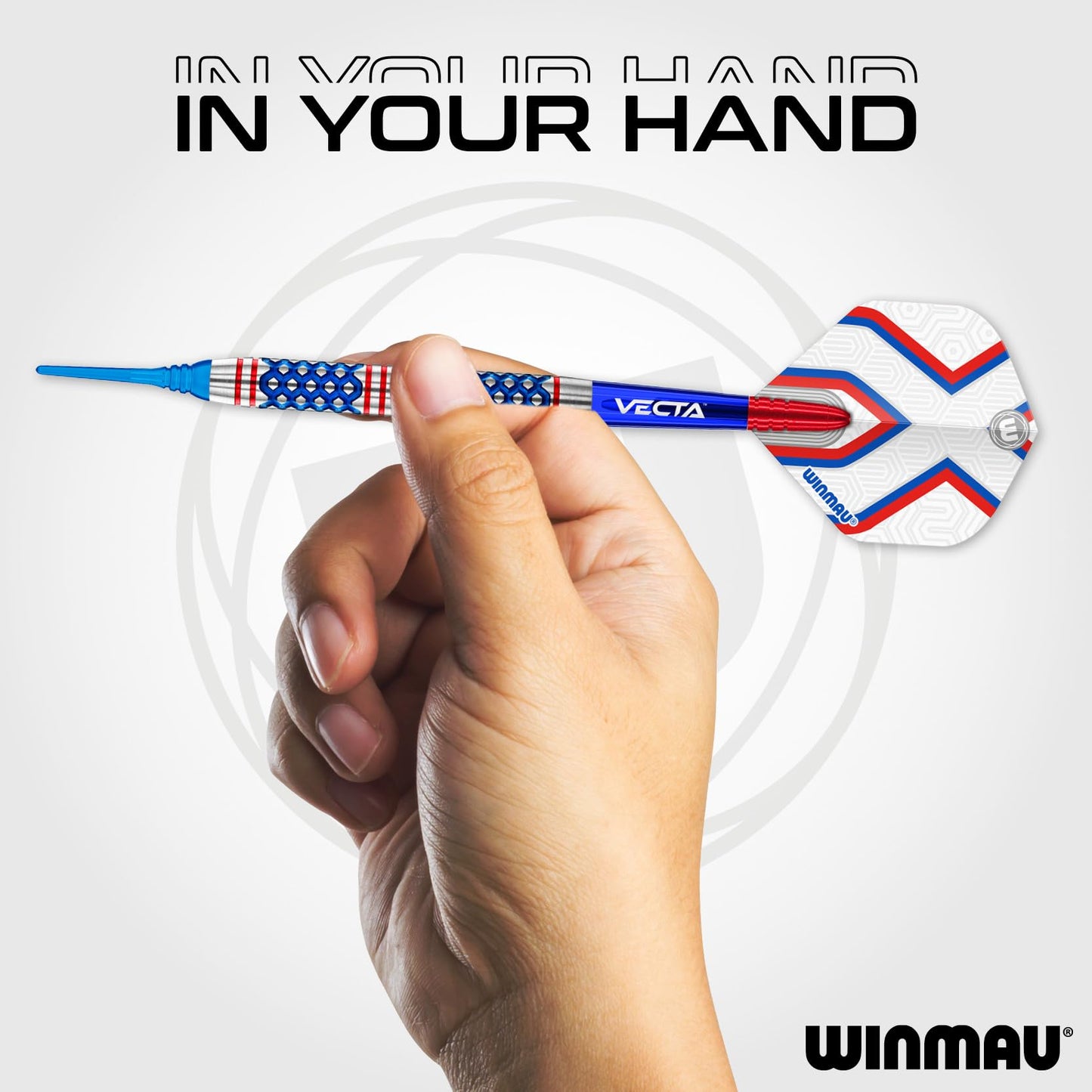 WINMAU Darts Epix Series 90% Professional Tungsten Darts Set with Dart Flights and Dart Shafts (Stems) - Available weights 18g Soft Tip 22g and 24g Steel Tip
