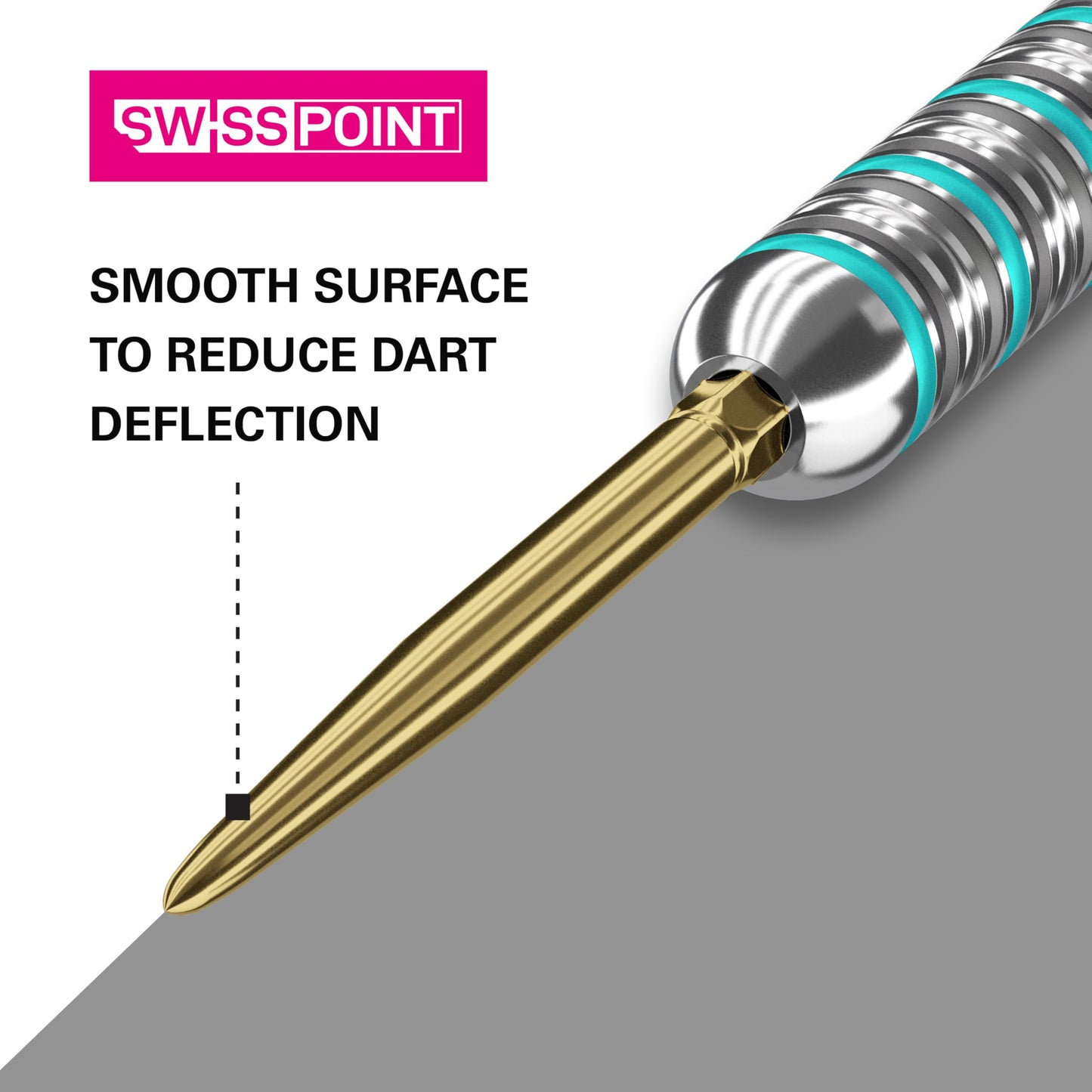 TARGET Darts Swiss Points, Smooth Swiss Point Dart Tips (3 Pack Set of Tips) Change Dart Points, Professional Darts Accessories