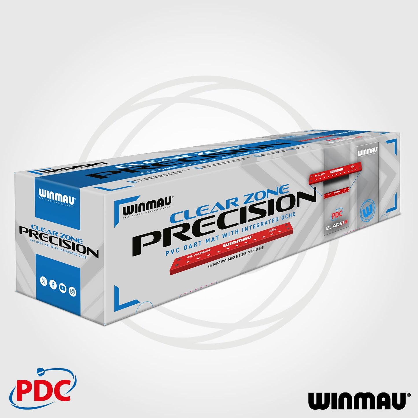 Winmau Darts Mats - with oche lines and protection for your floor