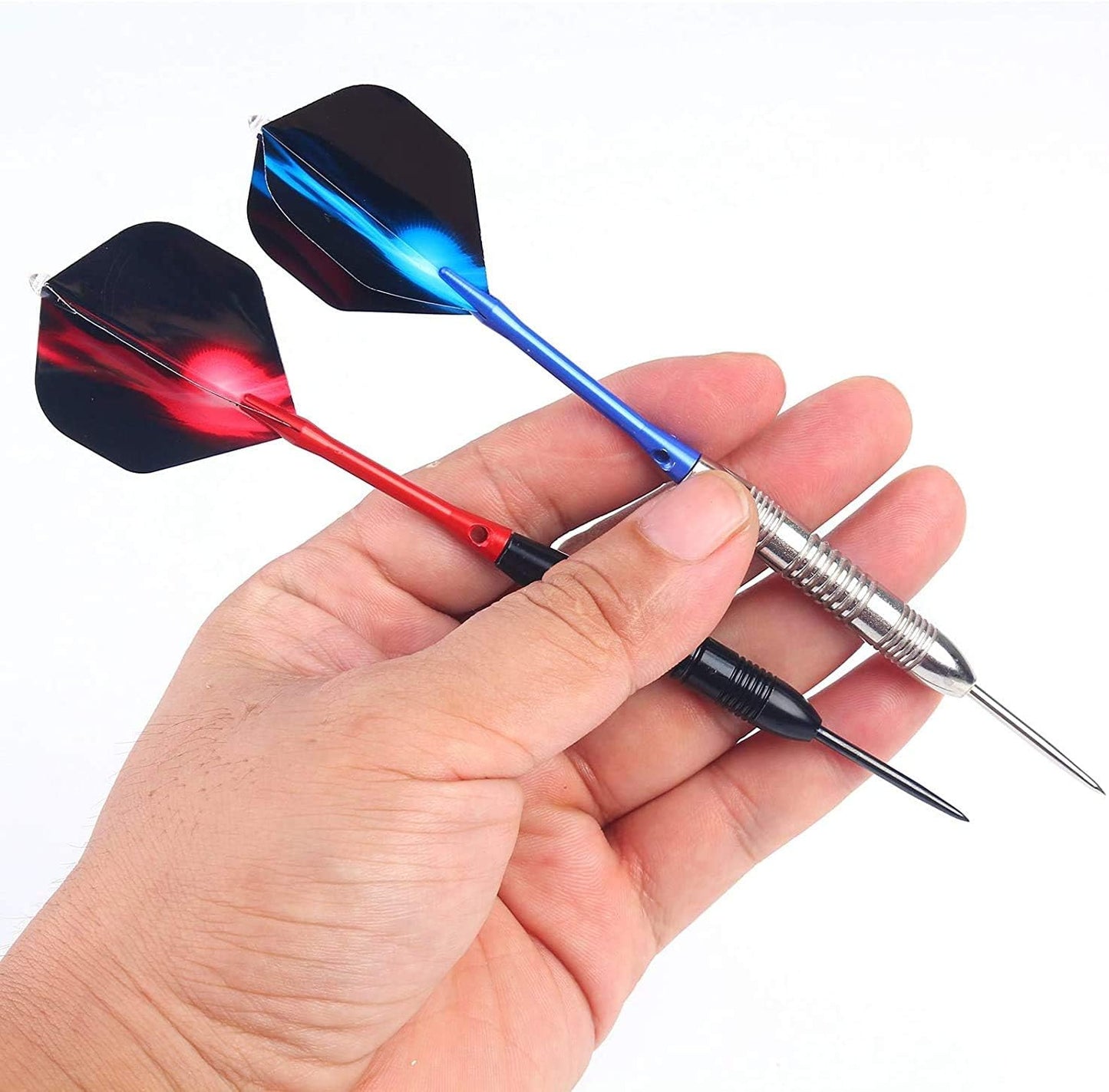 WLHGH Dart Flights, 6 Styles 30 Sets 90 Pieces PET Standard Accessories for Darts, Perfect Equipment for Soft/Steel Tip Darts Games (6 Styles 30 Sets 90 Pieces)