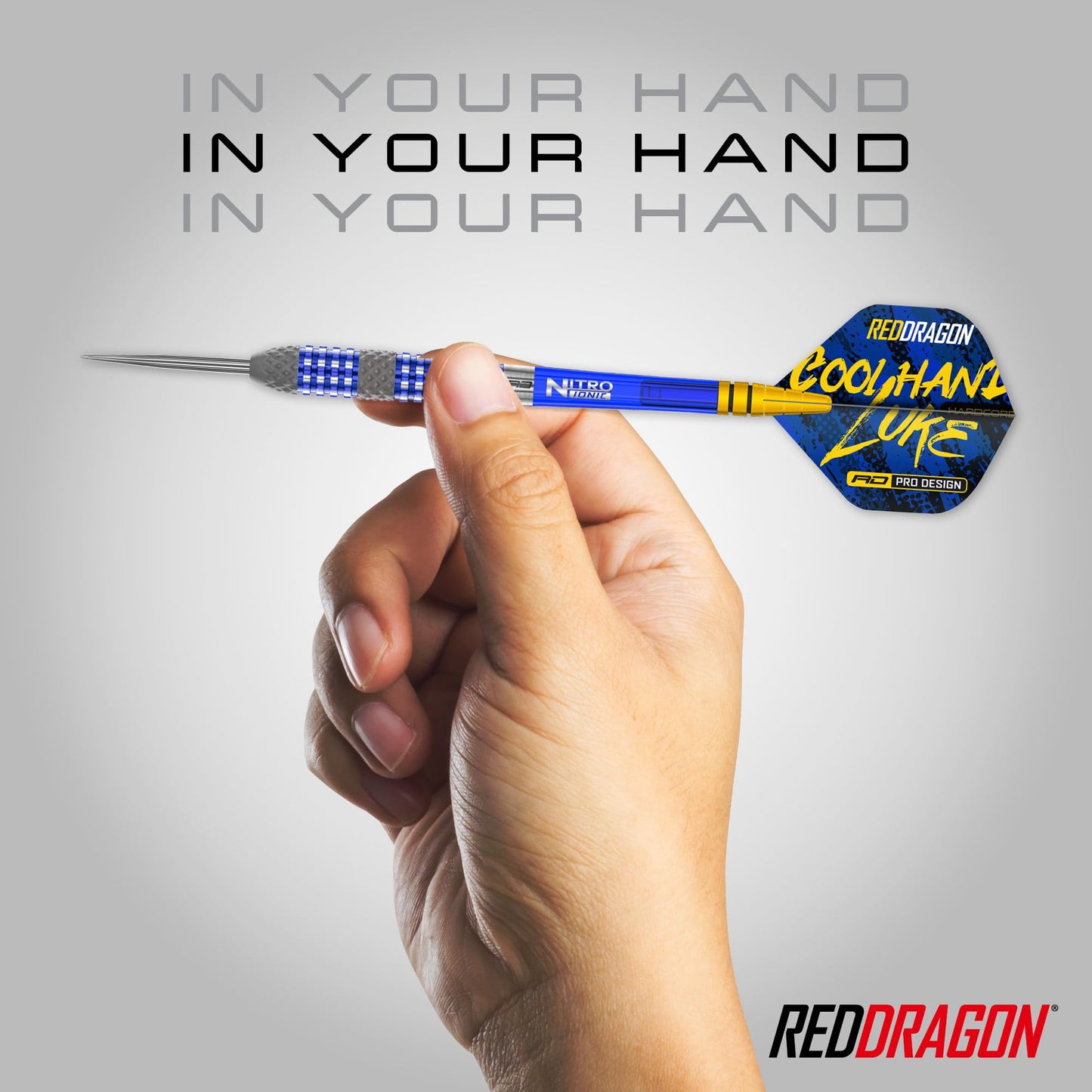 RED DRAGON Luke Humphries TX Series Premium Tungsten Darts Set with Flights and Stems